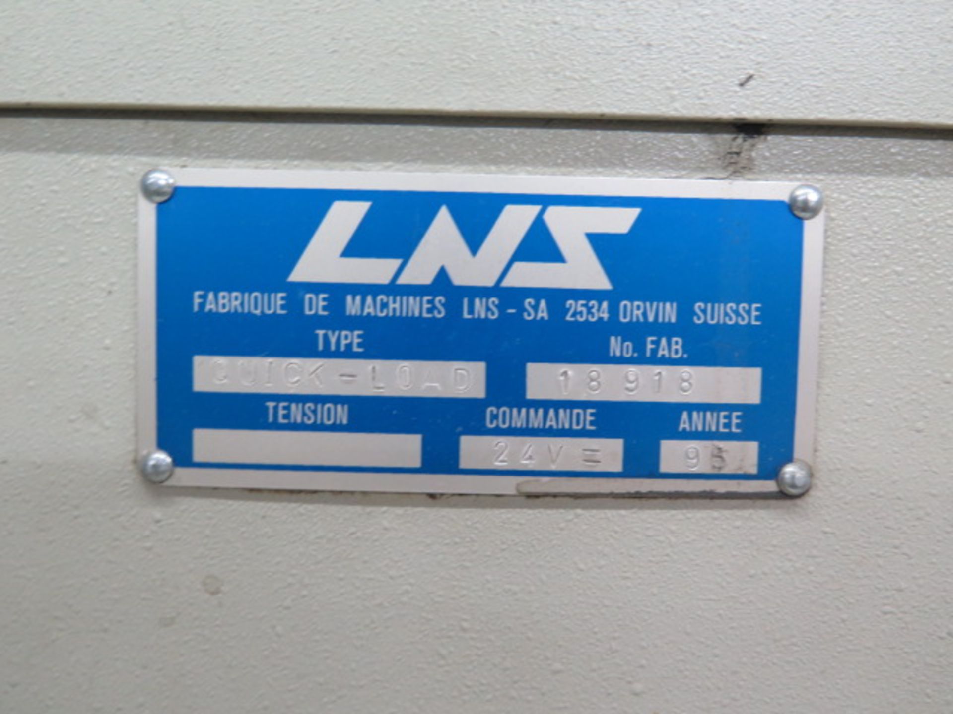 LNS Automatic Bar Loader / Feeder (SOLD AS-IS - NO WARRANTY) - Image 7 of 7