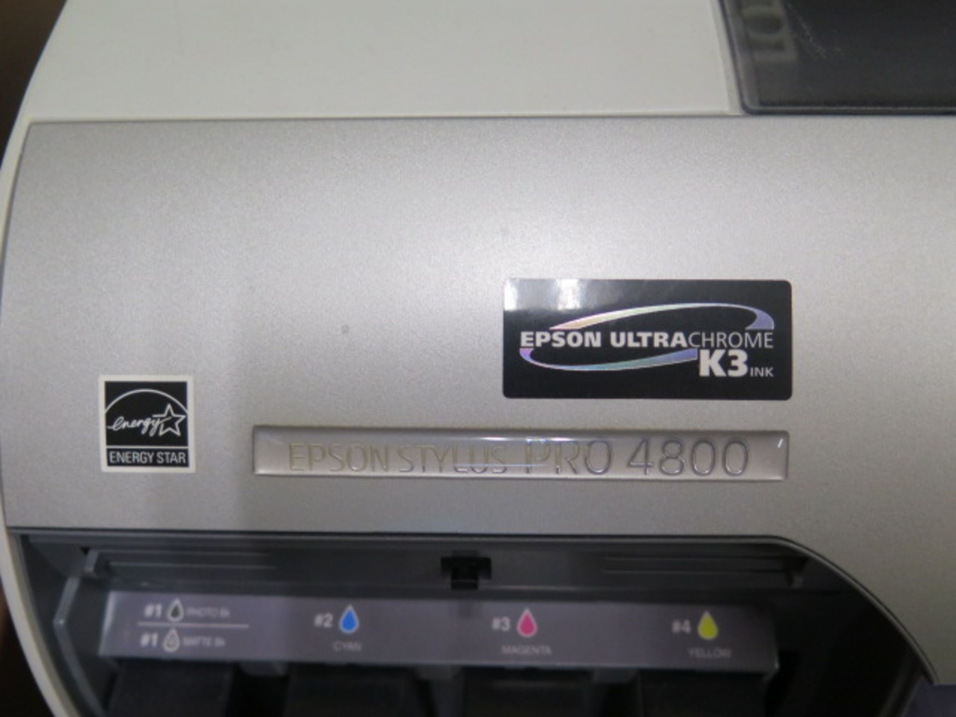 Epson Stylus Pro 4800 17" Wide Format Color Printer / Plotter (SOLD AS-IS - NO WARRANTY) - Image 7 of 7