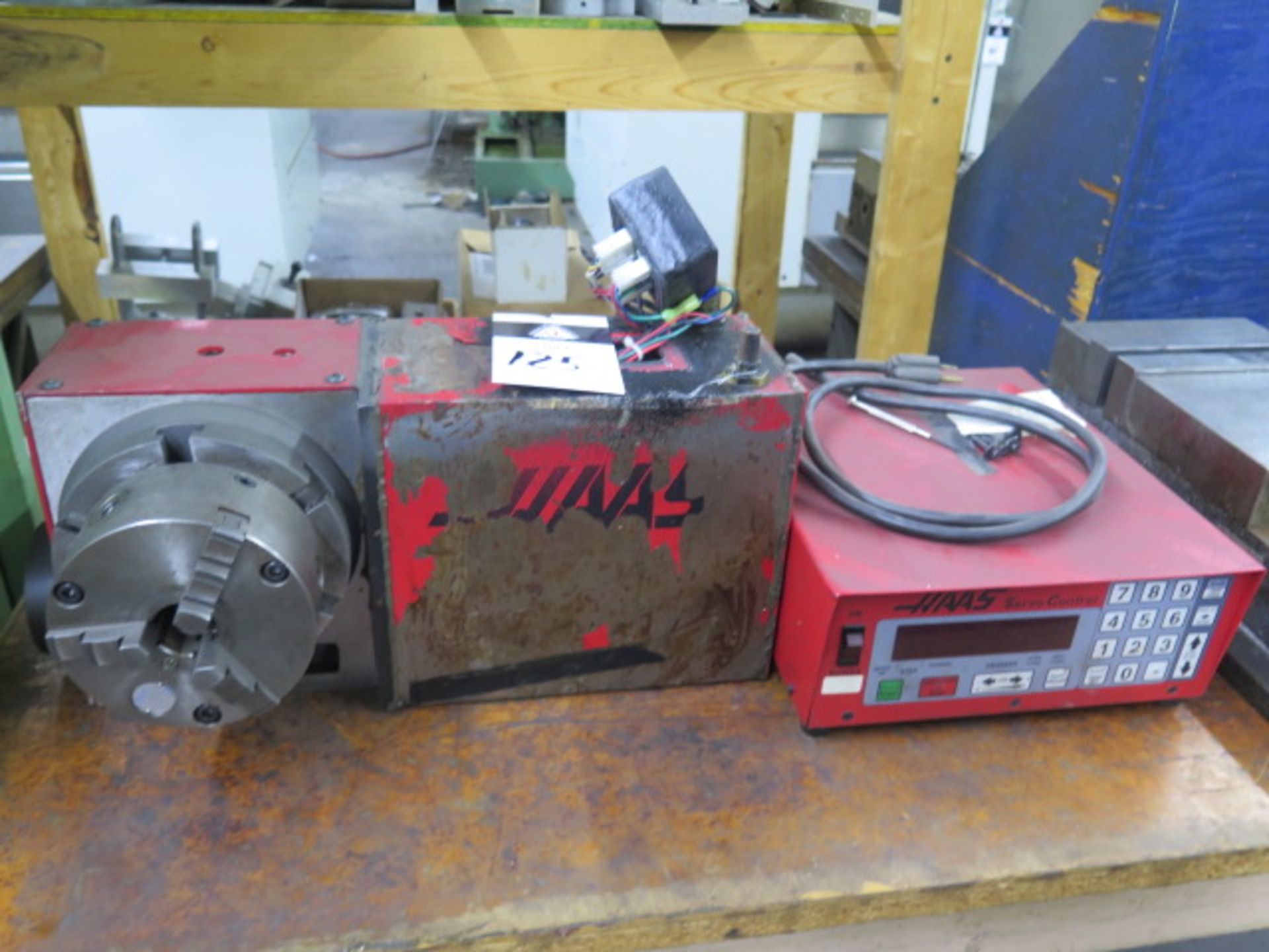Haas HRT160 4th Axis 6” Rotary Head (NEEDS REPAIR) w/ Haas Servo Controller (SOLD AS-IS - NO