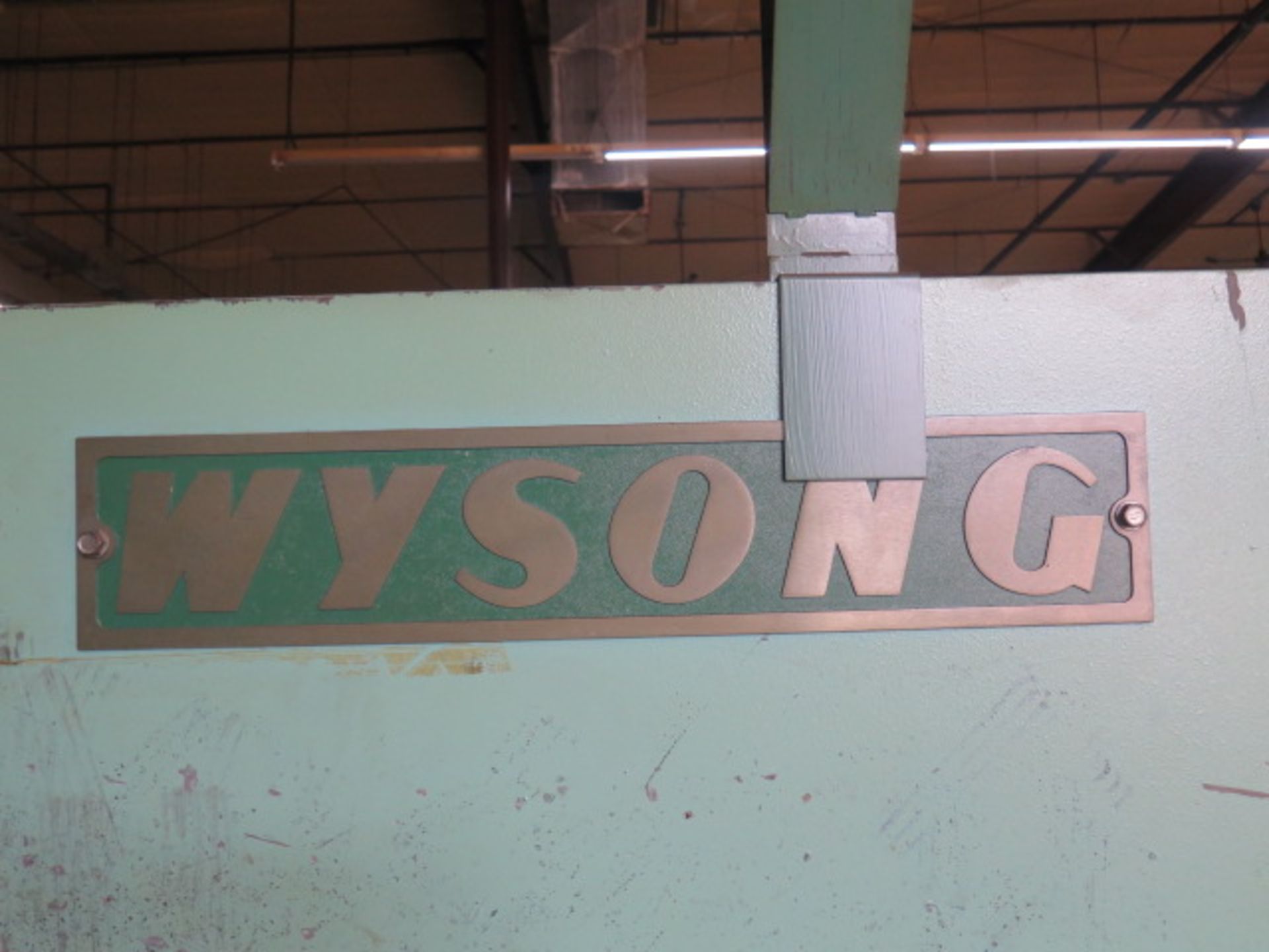 Wysong Type CP 3700 x 12.7 12’ x ½” Hydraulic Power Shear s/n 1930S w/ Wysong Controls, SOLD AS IS - Image 14 of 14