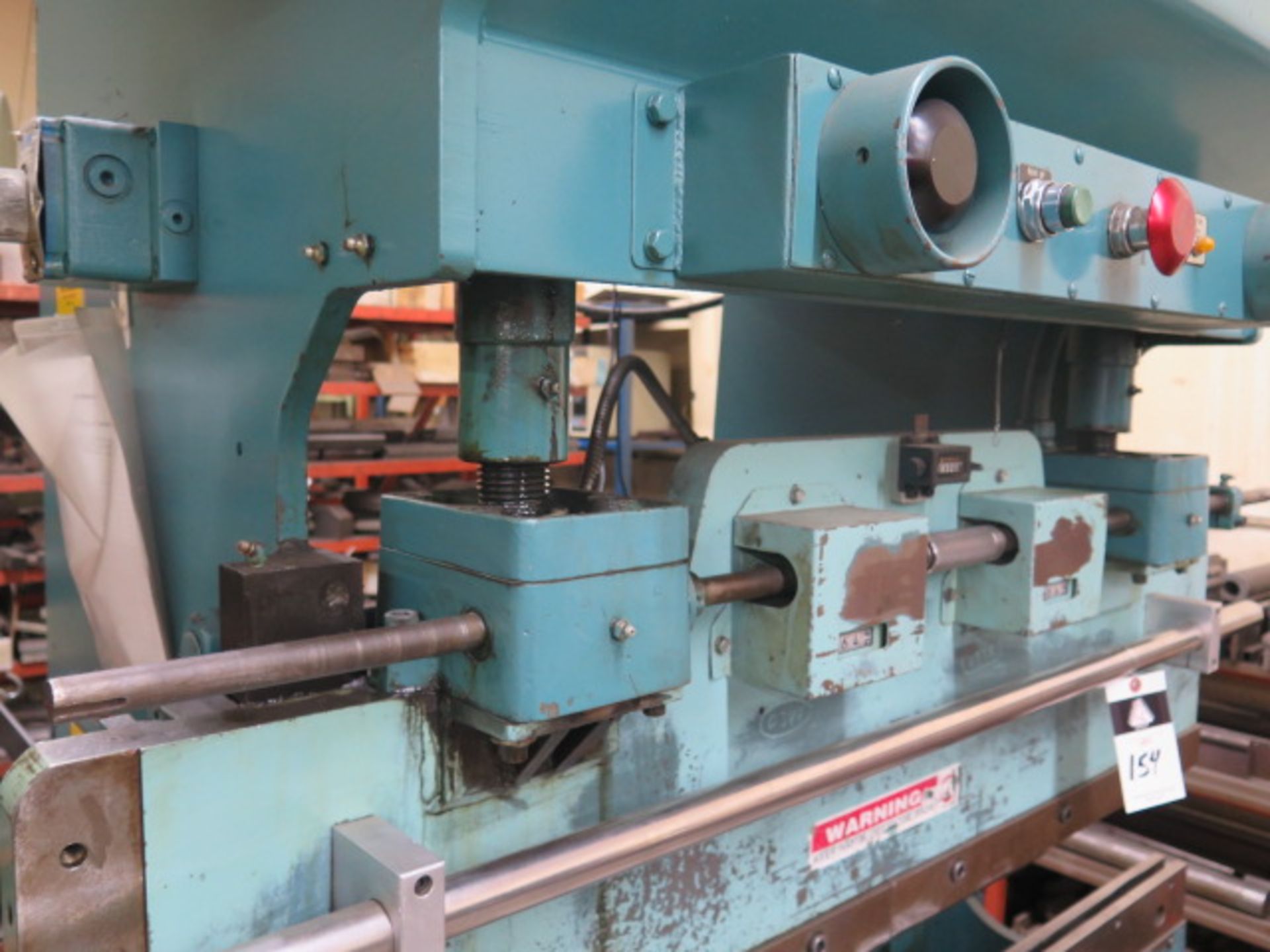 Wysong H-2052 20 Ton x 52” Press Brake s/n HPB12-216 w/ Manual Back Gage, 2 ½” Stroke, SOLD AS IS - Image 6 of 14