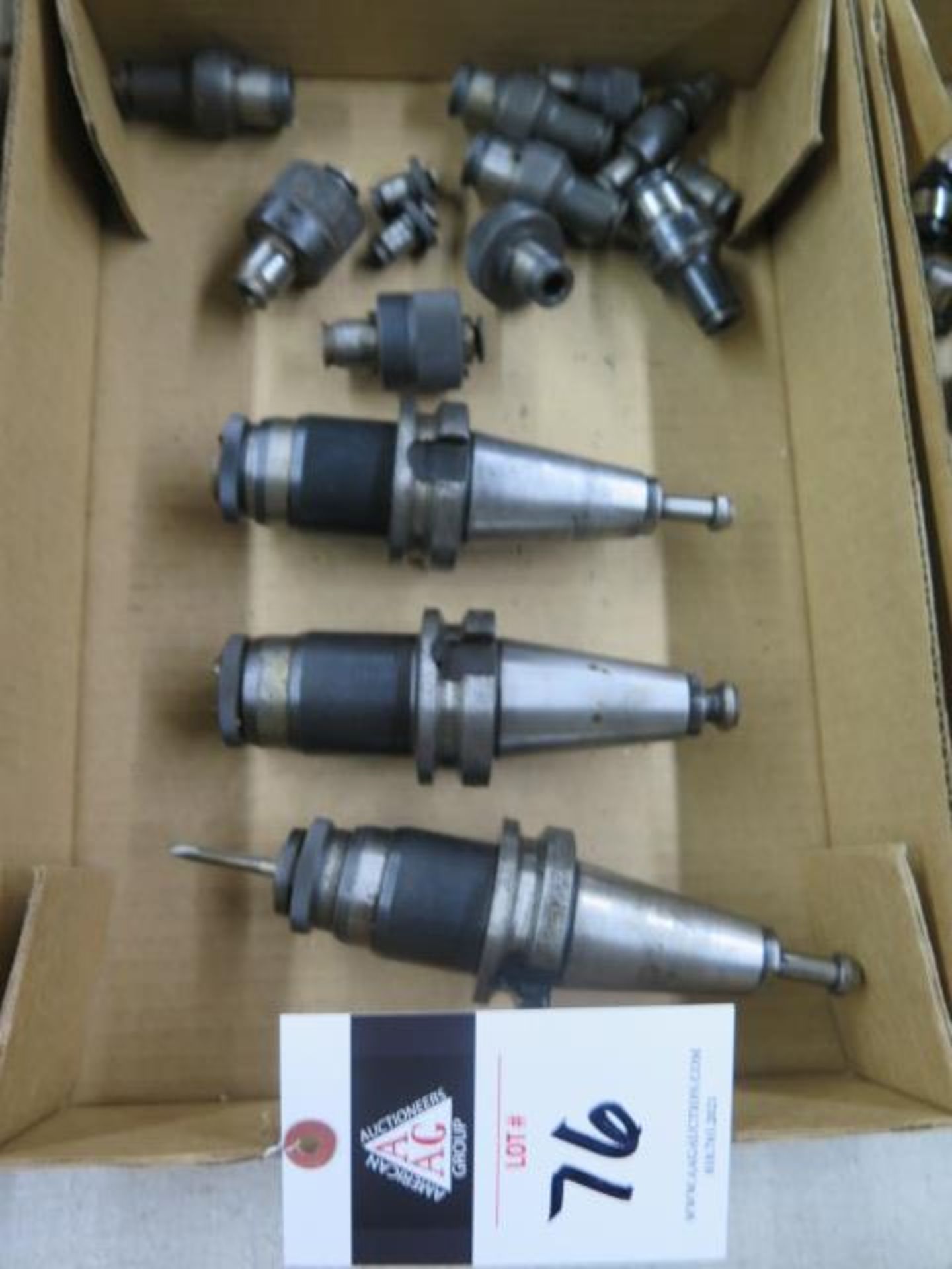 BT-40 Taper Tapping Heads (3) w/ Tap Holders (SOLD AS-IS - NO WARRANTY)