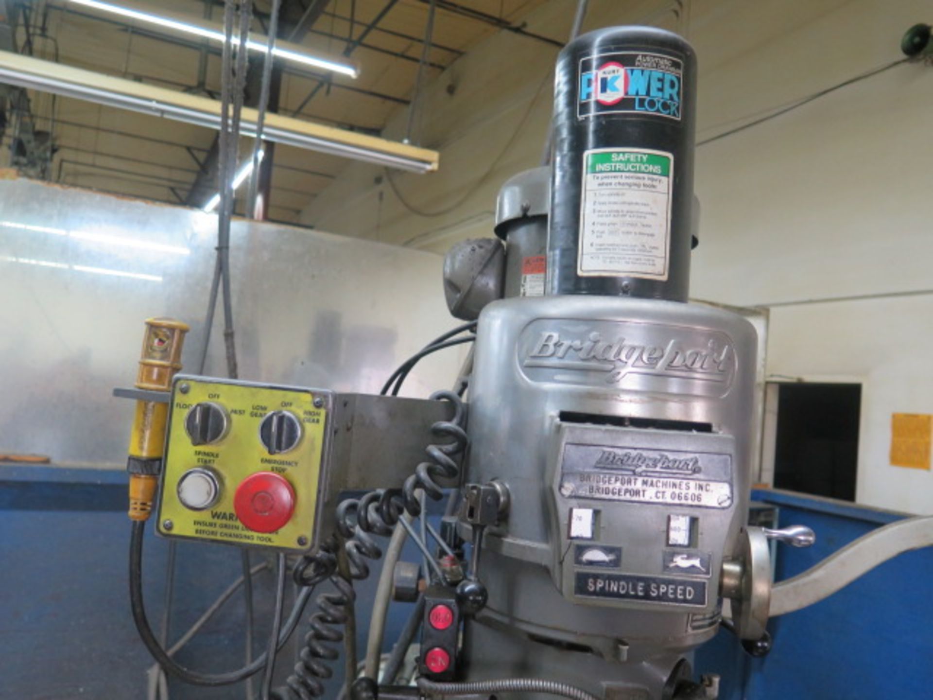 Bridgeport / EZ-Trak 2-Axis CNC Vertical Mill w/ EZ-Trak DX Controls, 2Hp, 60-4200 Dial, SOLD AS IS - Image 4 of 10