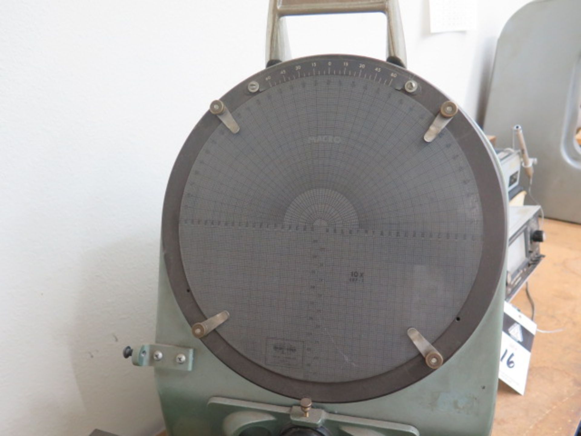 Macro 10” Bench Model Optical Comparator (SOLD AS-IS - NO WARRANTY) - Image 3 of 5