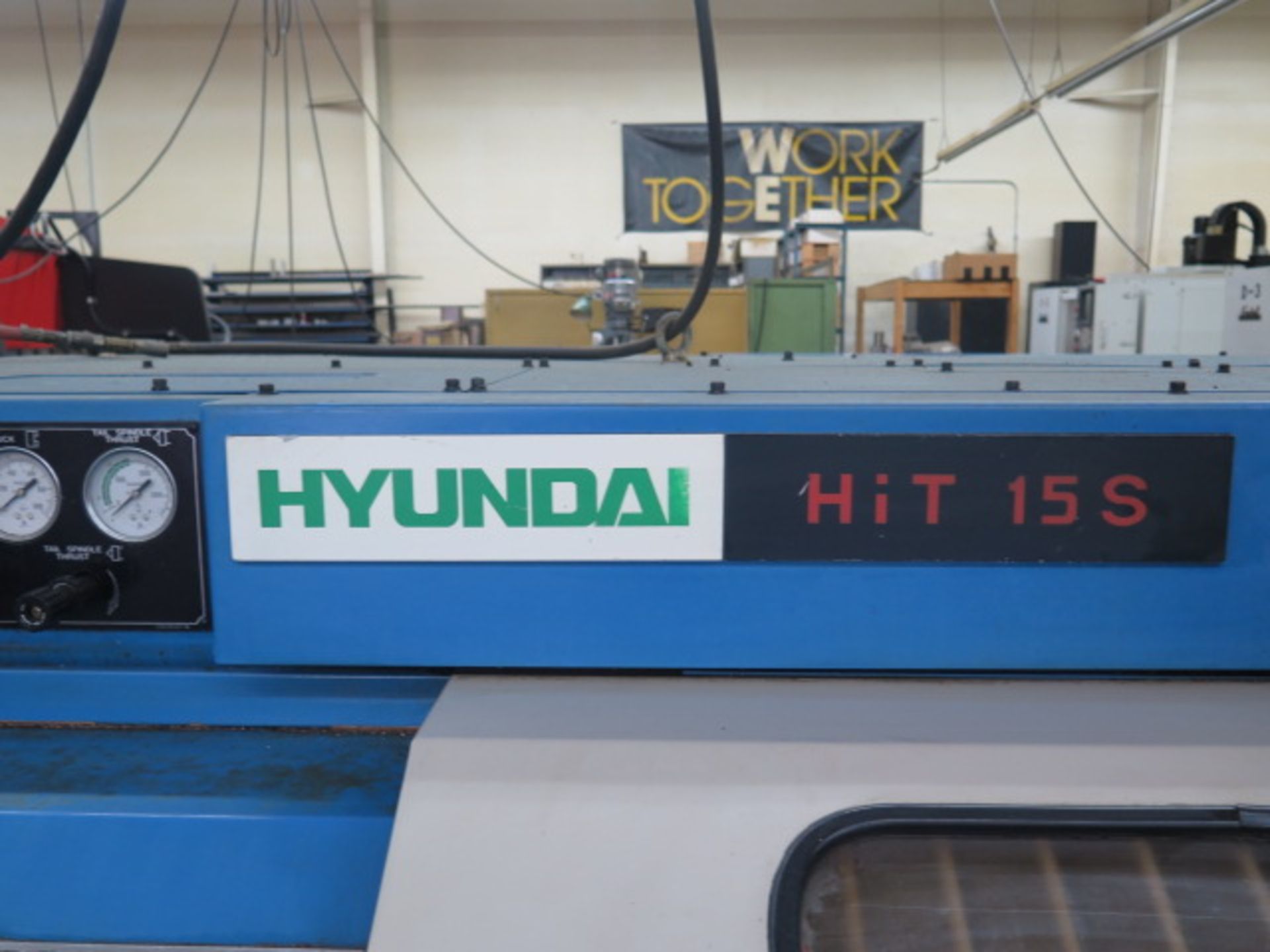 Hyundai HiT 15S CNC Turning Center s/n 5-009 w/ Siemens Controls, Tool Presetter, SOLD AS IS - Image 13 of 16