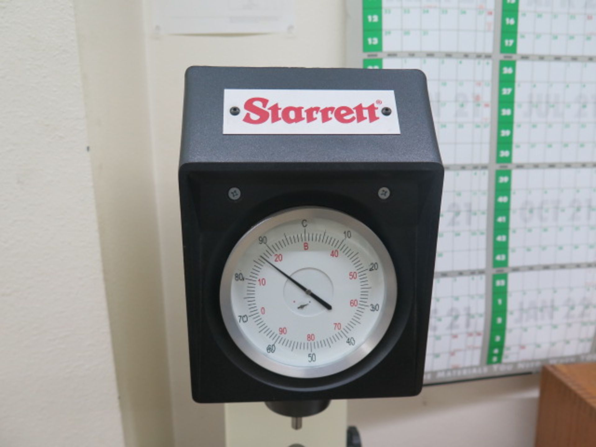 Starrett mdl. 3814 Rockwell Hardness Tester w/ Accessory Kit (SOLD AS-IS - NO WARRANTY) - Image 5 of 9