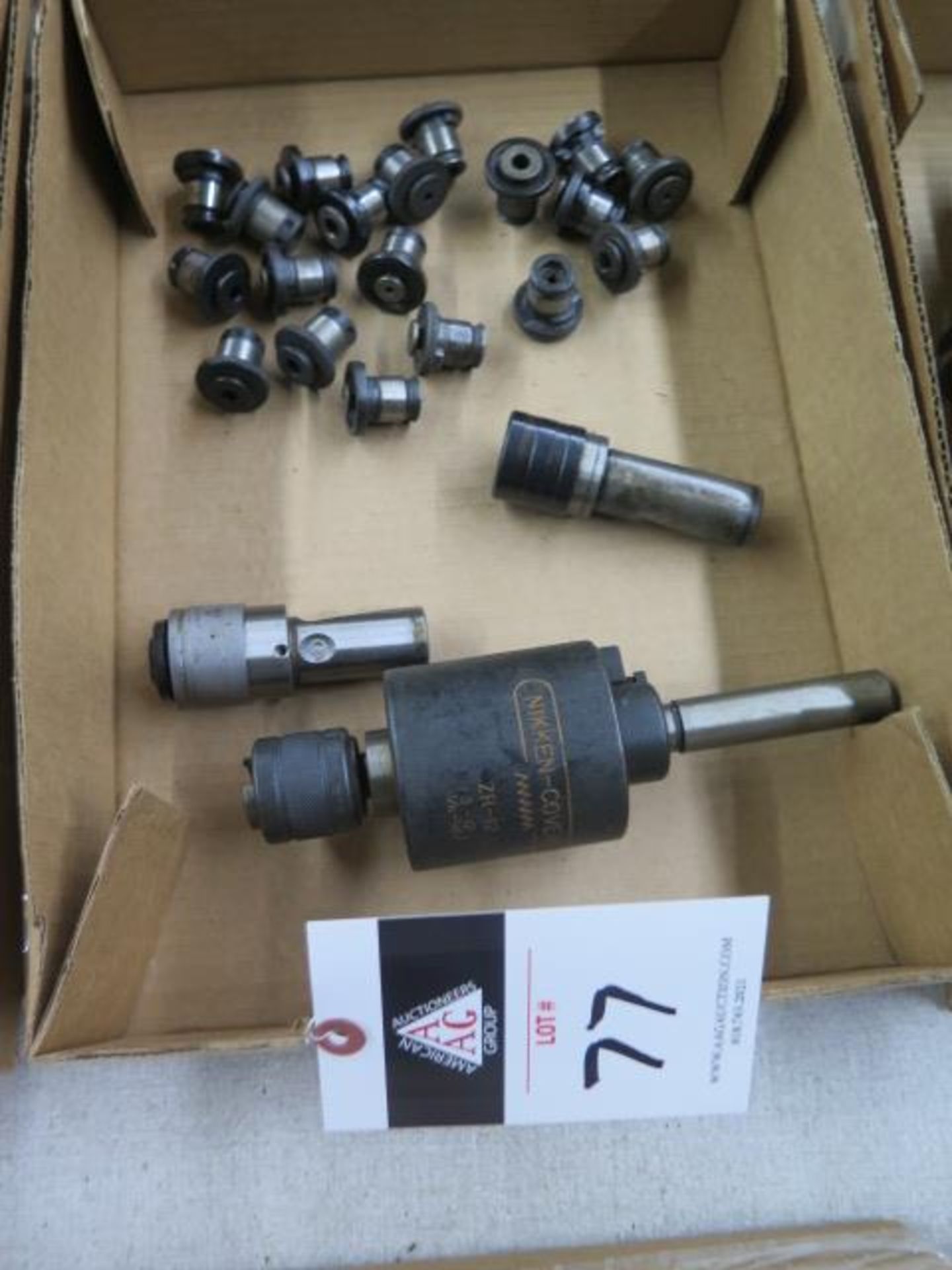 CNC Tapping Heads (3) w/ Tap Holders (SOLD AS-IS - NO WARRANTY)