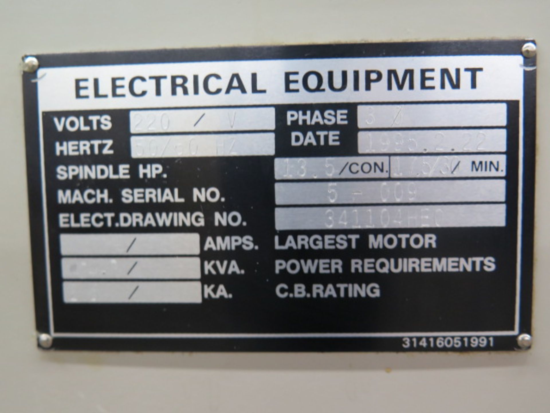 Hyundai HiT 15S CNC Turning Center s/n 5-009 w/ Siemens Controls, Tool Presetter, SOLD AS IS - Image 16 of 16