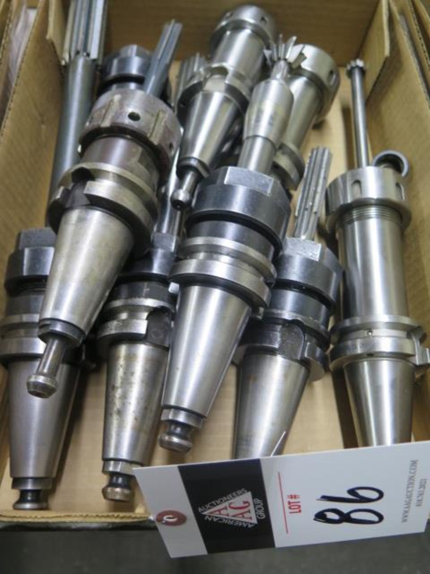 BT-40 Taper TG100 Collet Chucks (9) (SOLD AS-IS - NO WARRANTY)