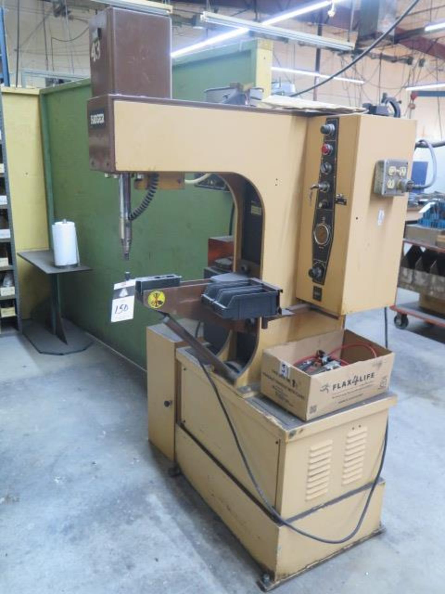 Haeger HP6-C 6 Ton x 18” Hardware Insertion Press s/n 1843 w/ Vibratory Bowl Feeder, SOLD AS IS