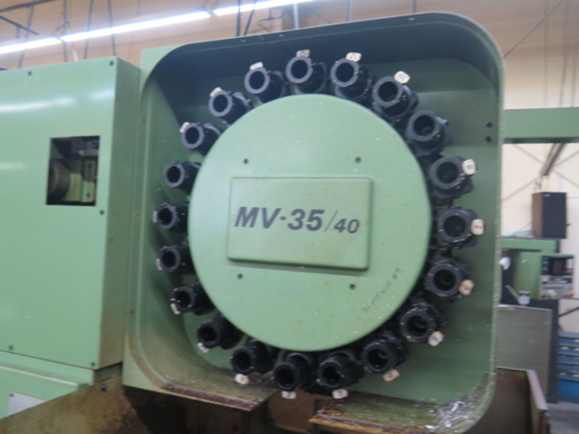Mori Seiki MV 35/40 CNC VMC s/n 218 w/ Fanuc Controls, 20-Station ATC, BT-40, SOLD AS IS - Image 6 of 12