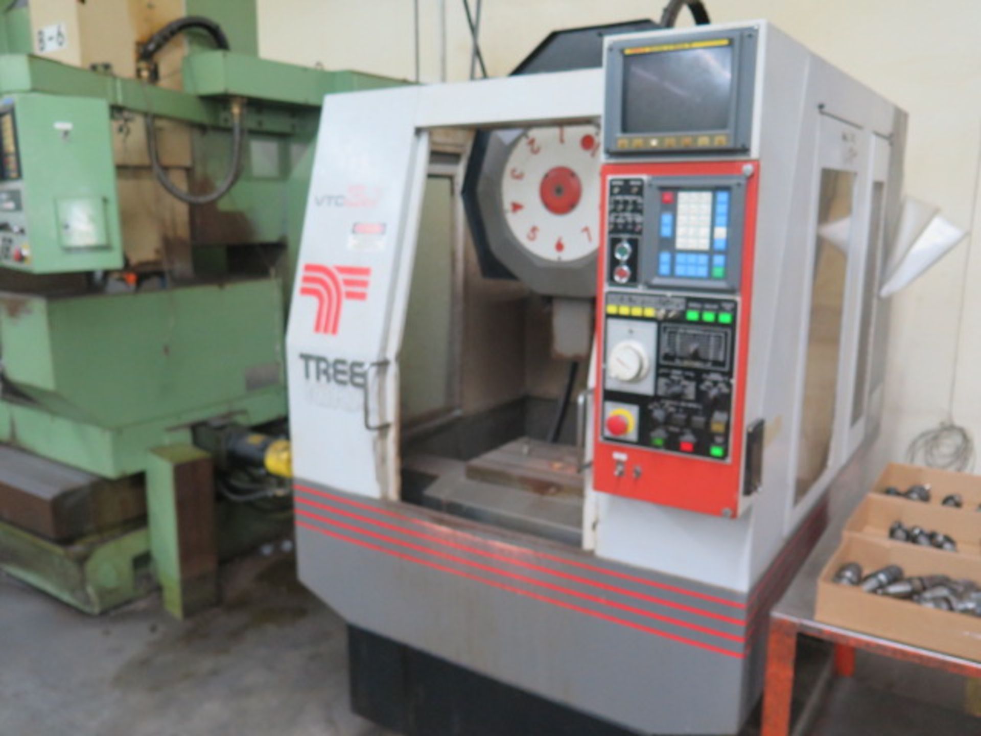 Tree KIRA VTC-30 CNC Drilling Center (NOT RUNNING) s/n 31218 w/ Fanuc 0-Mate M Controls, SOLD AS IS - Image 3 of 11