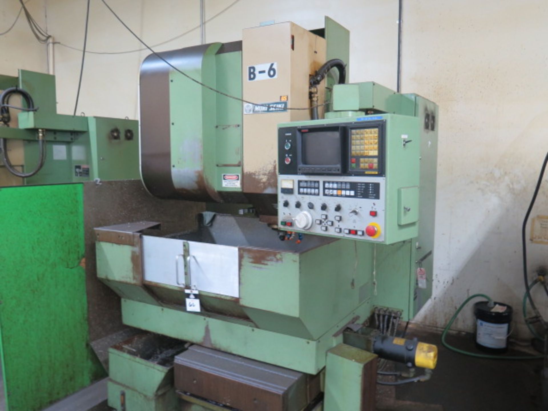 Mori Seiki MV-Junior CNC VMC (NOT RUNNING) s/n 1124 w/ Fanuc System 10M, SOLD AS IS - Image 2 of 9