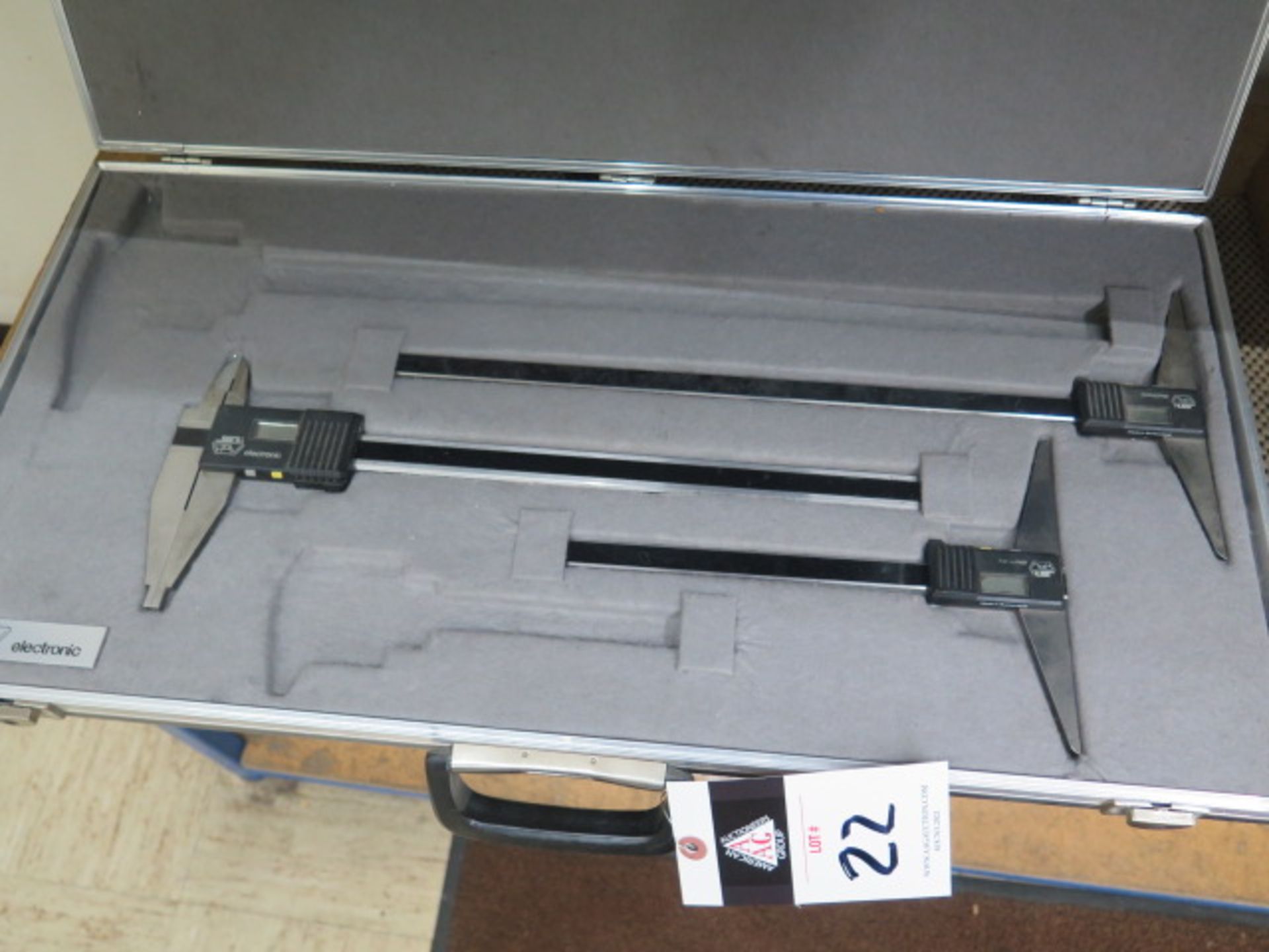 PAV 12" Digital Caliper, 12" and 6" Dfigital Depth Calipers (SOLD AS-IS - NO WARRANTY) - Image 2 of 5