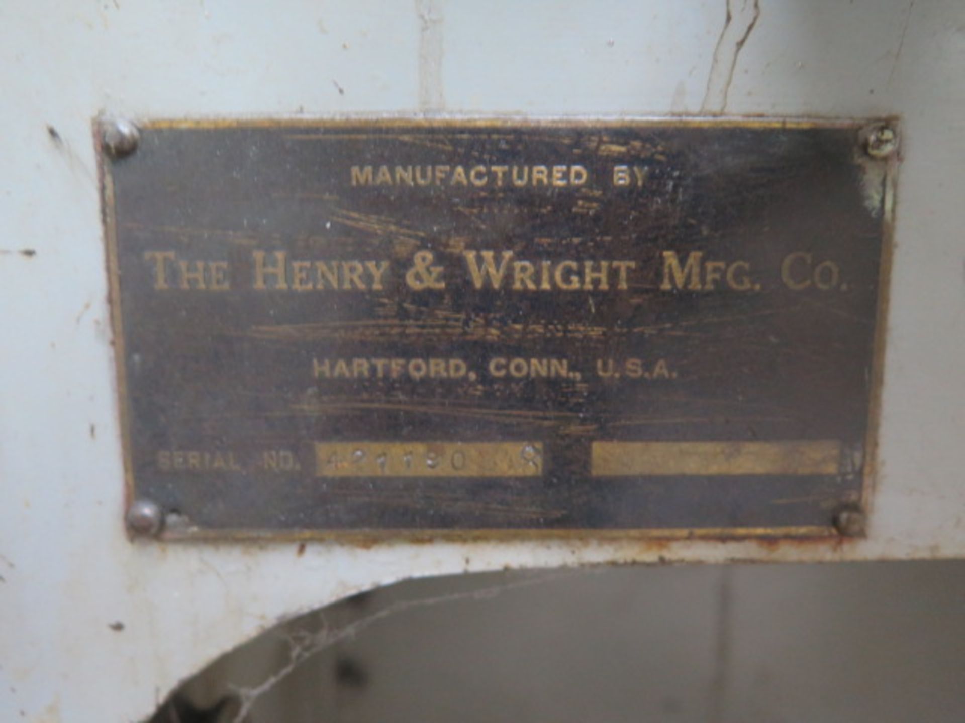 Henry & Wright OBI Stamping Press SOLD AS PARTS ONLY (SOLD AS-IS - NO WARRANTY) - Image 9 of 9