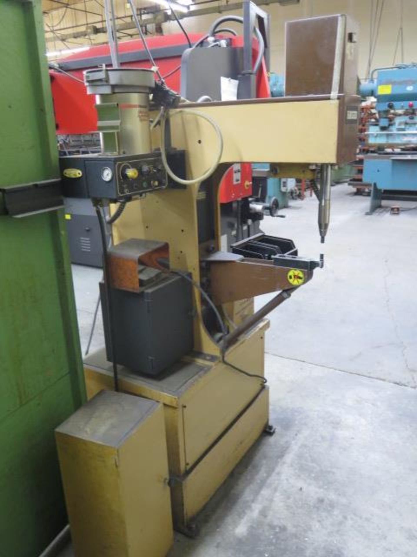 Haeger HP6-C 6 Ton x 18” Hardware Insertion Press s/n 1843 w/ Vibratory Bowl Feeder, SOLD AS IS - Image 2 of 14