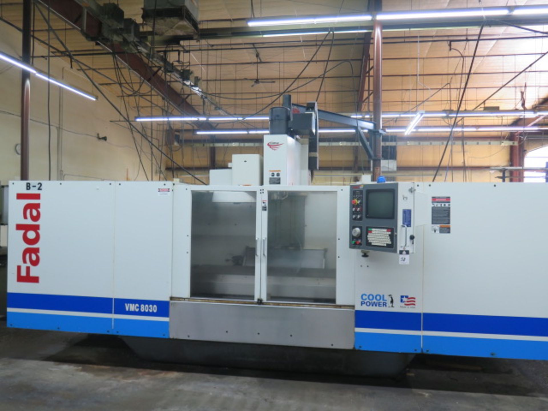 2003 Fadal VMC 8030HT CNC VMC s/n 012003095652 w/ Fadal Multi Processor CNC Control, SOLD AS IS