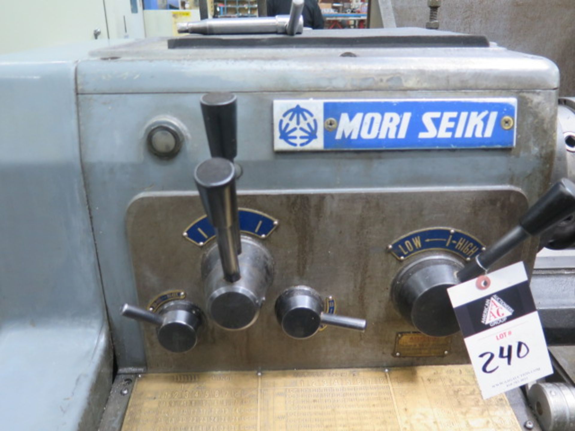 Mori Seiki MS-1250G 17” x 48” Geared Gap Bed Lathe s/n 16533 w/ 32-1800 RPM, Inch Thread, SOLD AS IS - Image 4 of 12