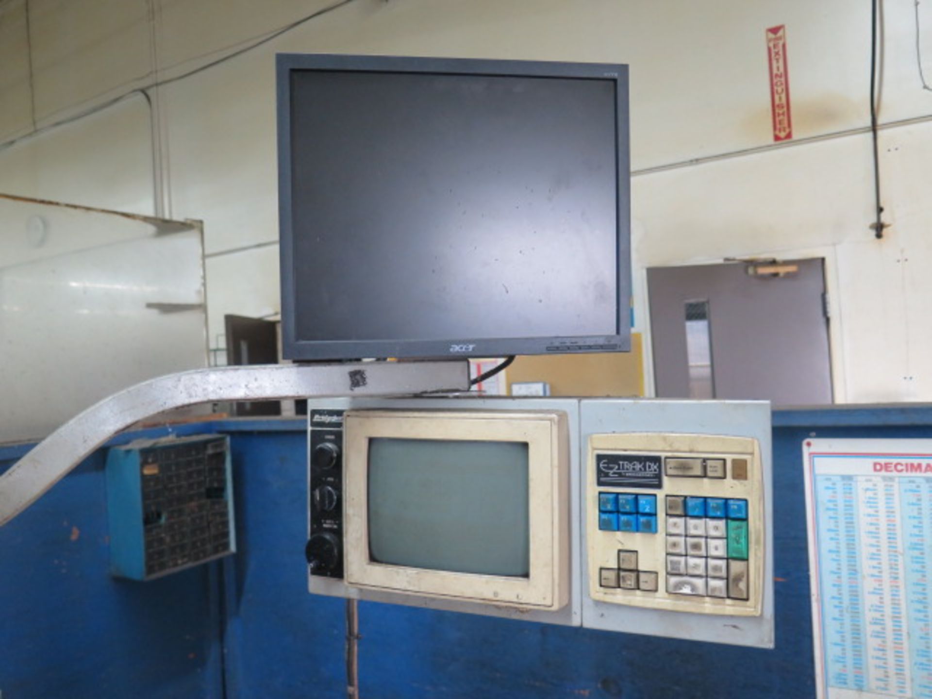 Bridgeport / EZ-Trak 2-Axis CNC Vertical Mill w/ EZ-Trak DX Controls, 2Hp, 60-4200 Dial, SOLD AS IS - Image 6 of 10