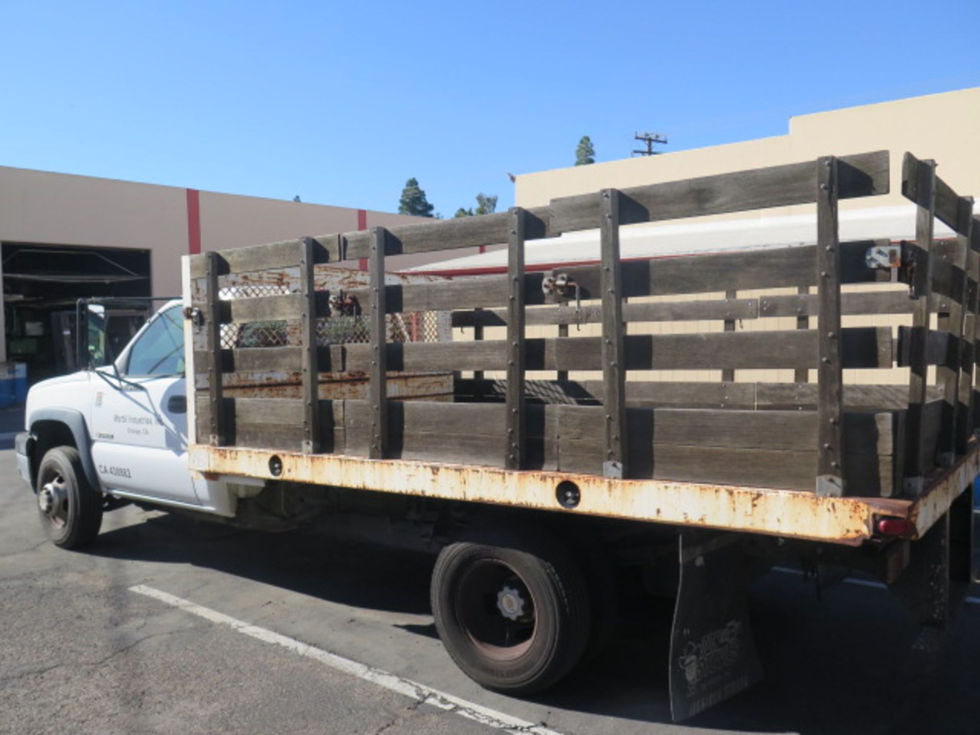 Chevrolet Silverado 3500 12’ Stake-Bed Truck Lisc# 7X55273 w/ Vortec 8100 8.1L Gas, Auto, SOLD AS IS - Image 4 of 24