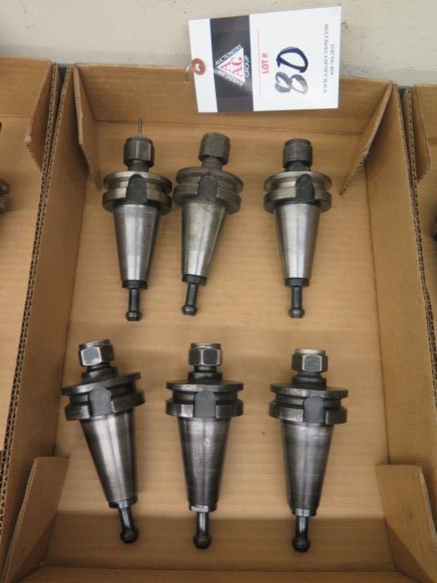 BT-40 Taper Collet Chucks (6) (SOLD AS-IS - NO WARRANTY)