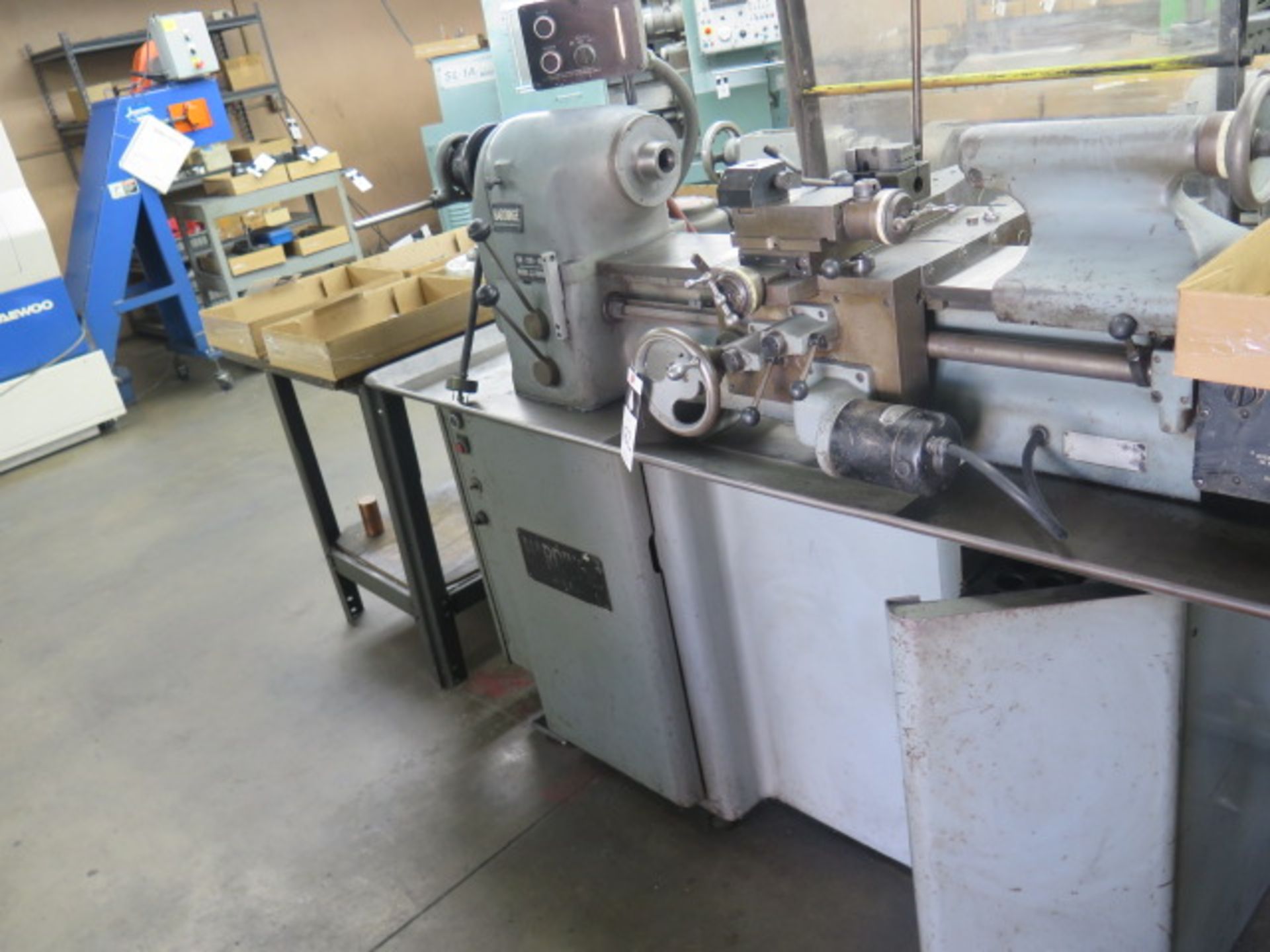 Hardinge TFB-H Wide Bed Second OP Lathe w/ 125-3000 RPM, Tailstock, Power Feeds, KDK, SOLD AS IS - Image 3 of 13