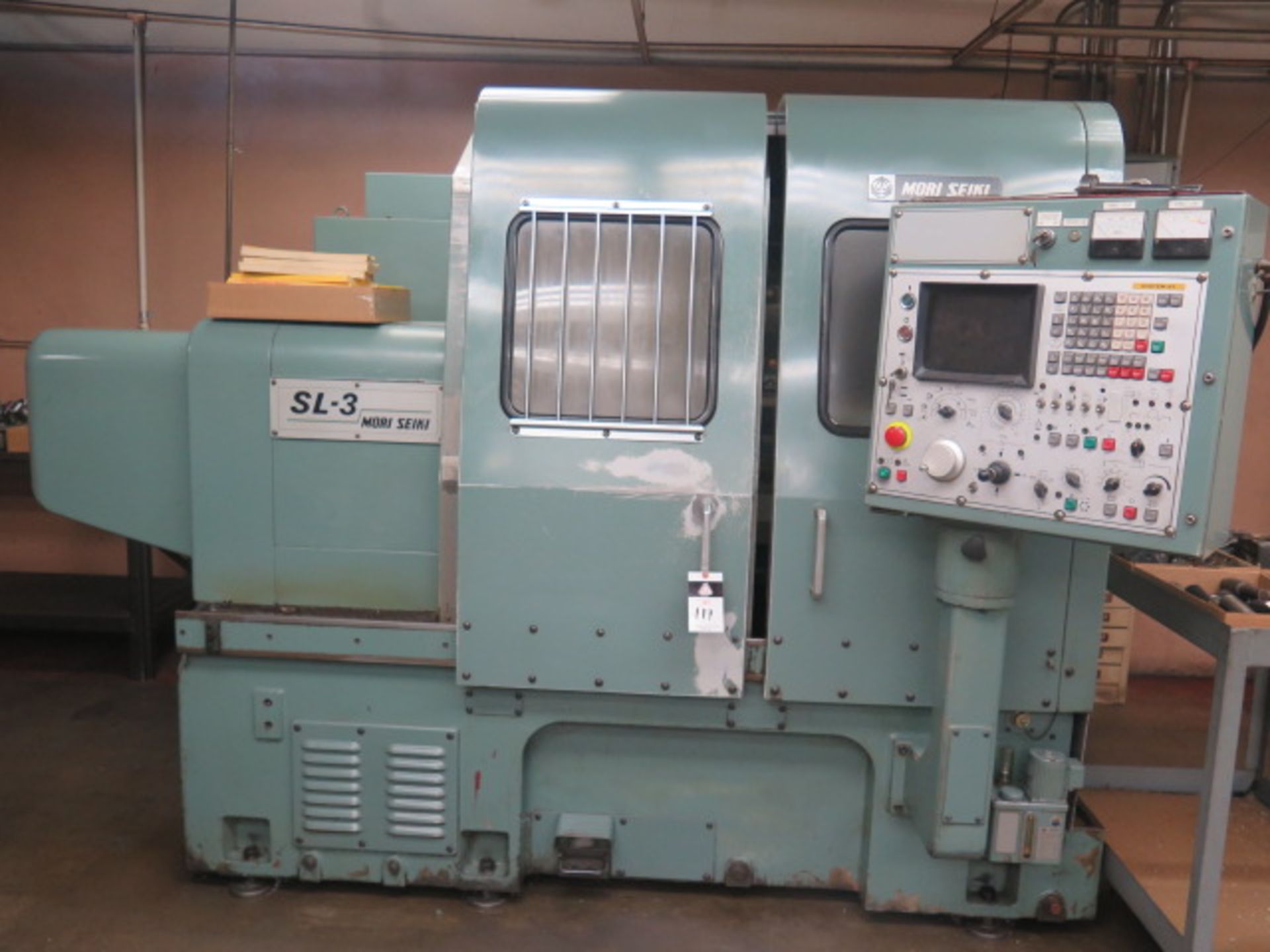 Mori Seiki SL-3A CNC Turning Center s/n 3141 w/ Fanuc 6T Controls, 12-Station Turret, SOLD AS IS