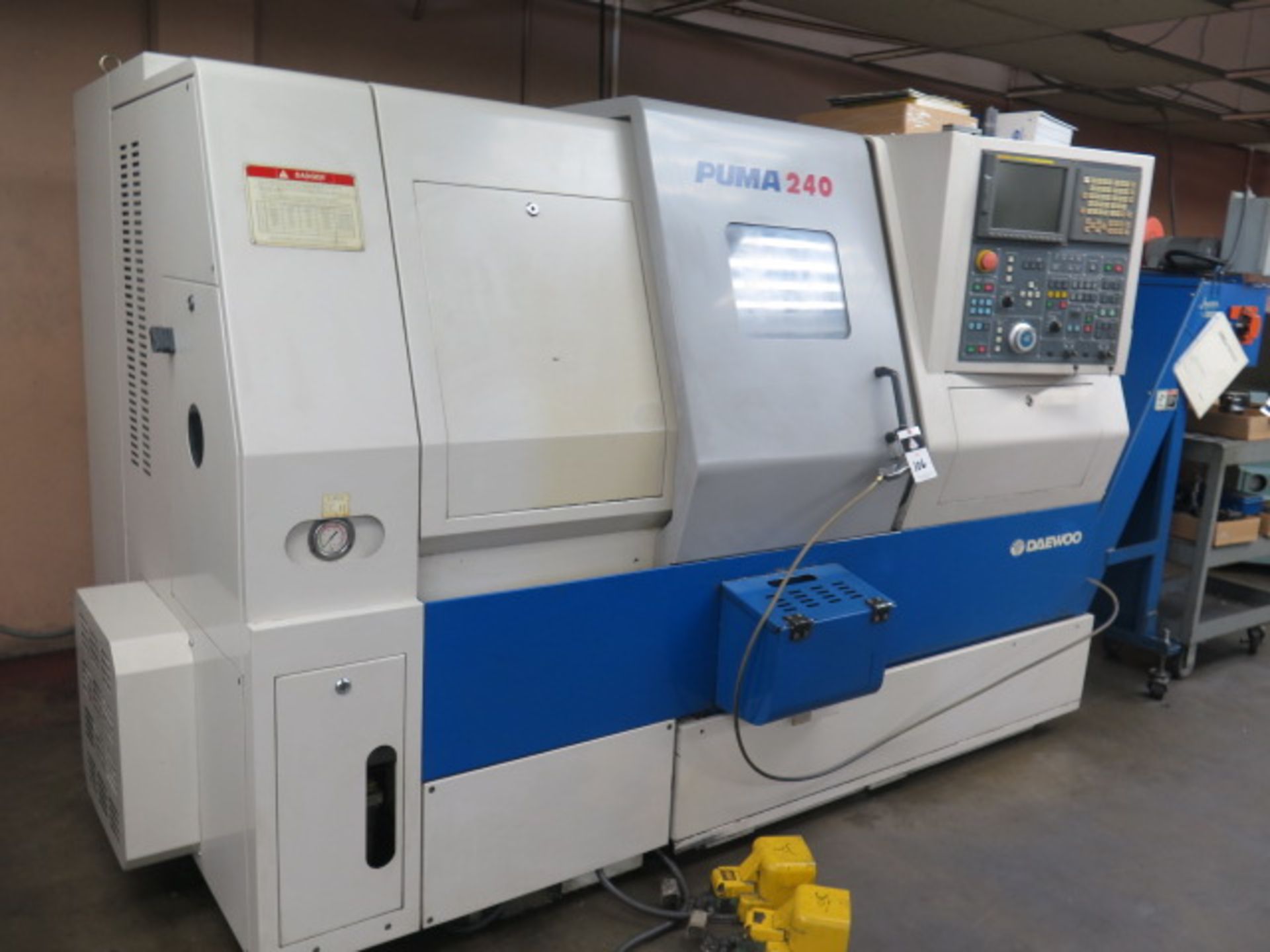 2004 Daewoo PUMA 240A CNC Turning Center s/n PM240395 w/ Fanuc Series 21i-TB Controls, SOLD AS IS - Image 2 of 19