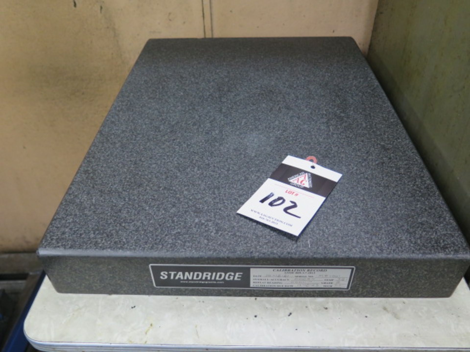 Standridge 18" x 24" x 3" Granite Surface Plate w/ Cabinet Base (SOLD AS-IS - NO WARRANTY)