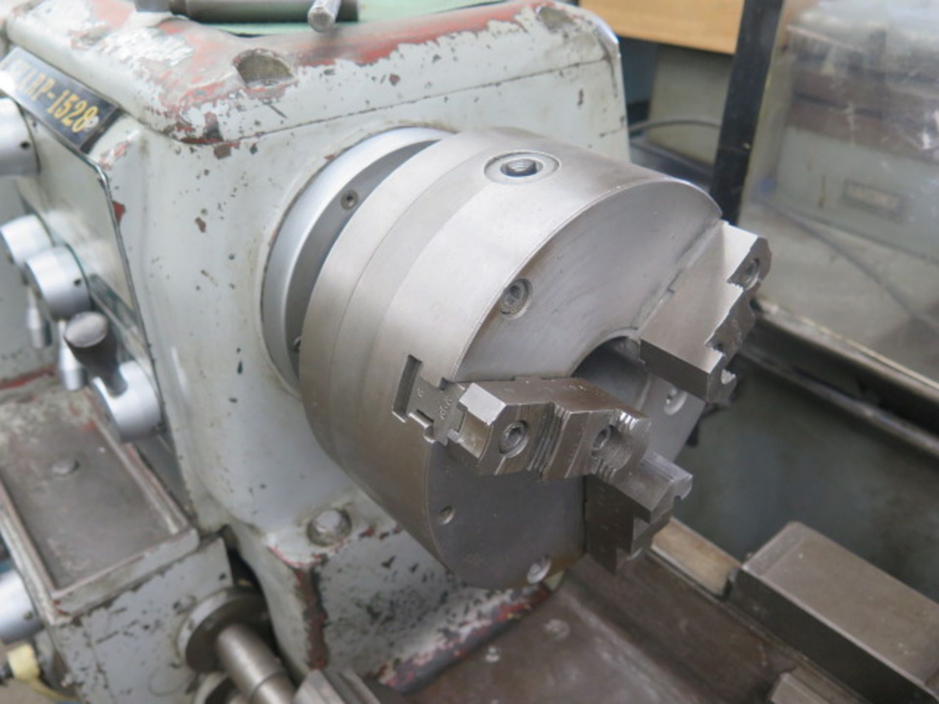 Sharp 1528 15” x 28” Geared Head Gap Bed Lathe s/n 922 w/ 83-1800 RPM, Inch/mm Threading, SOLD AS IS - Image 4 of 12