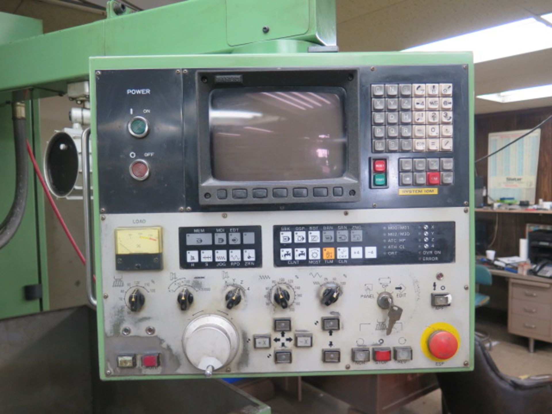 Mori Seiki MV Junior CNC Vertical Machining Center s/n 499 w/ Fanuc System 10M Controls, SOLD AS IS - Image 9 of 11