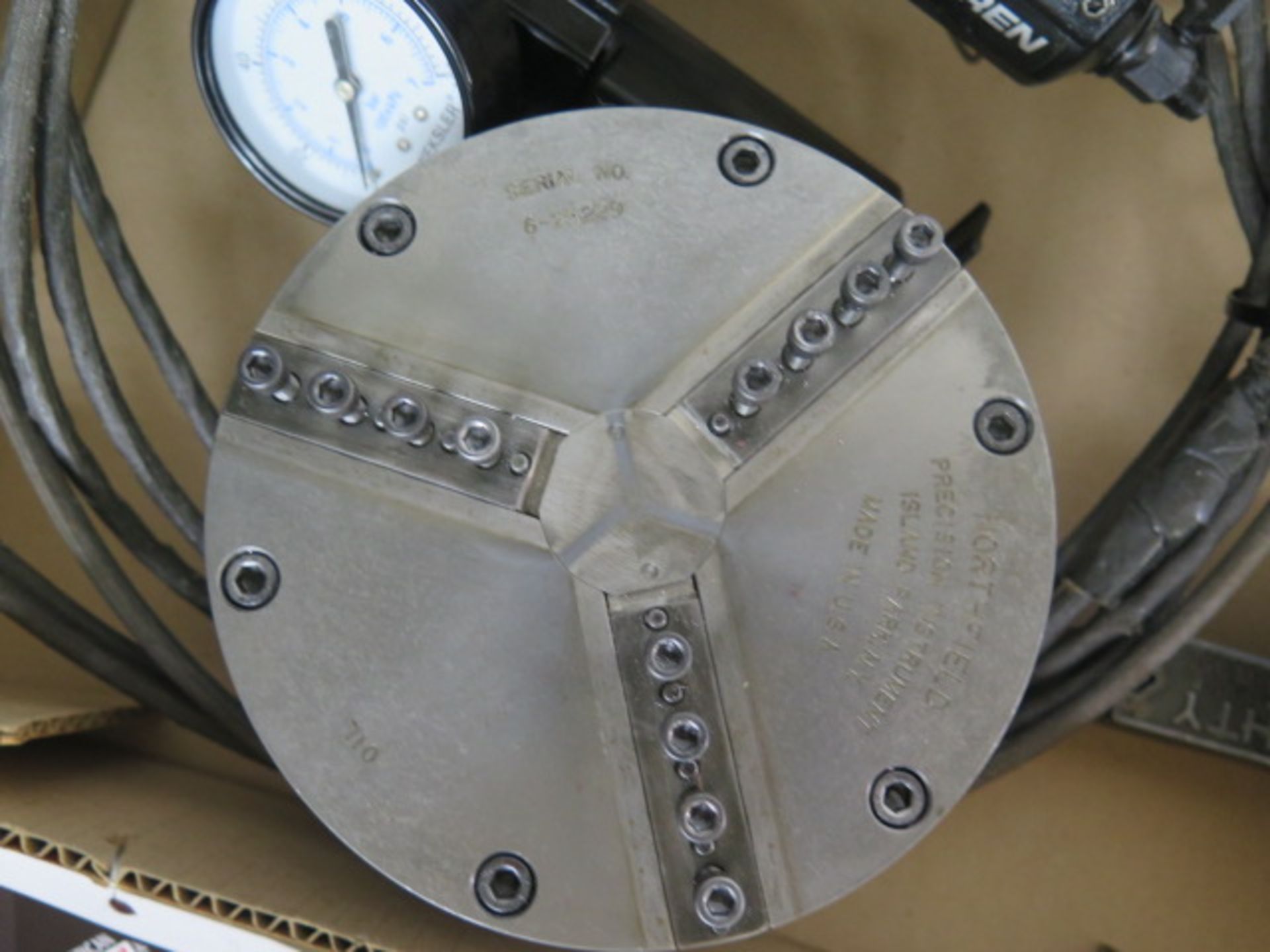 Northfield Pneumatic 6" 3-Jaw Chuck w/ Pneumatic Controls (SOLD AS-IS - NO WARRANTY) - Image 7 of 8