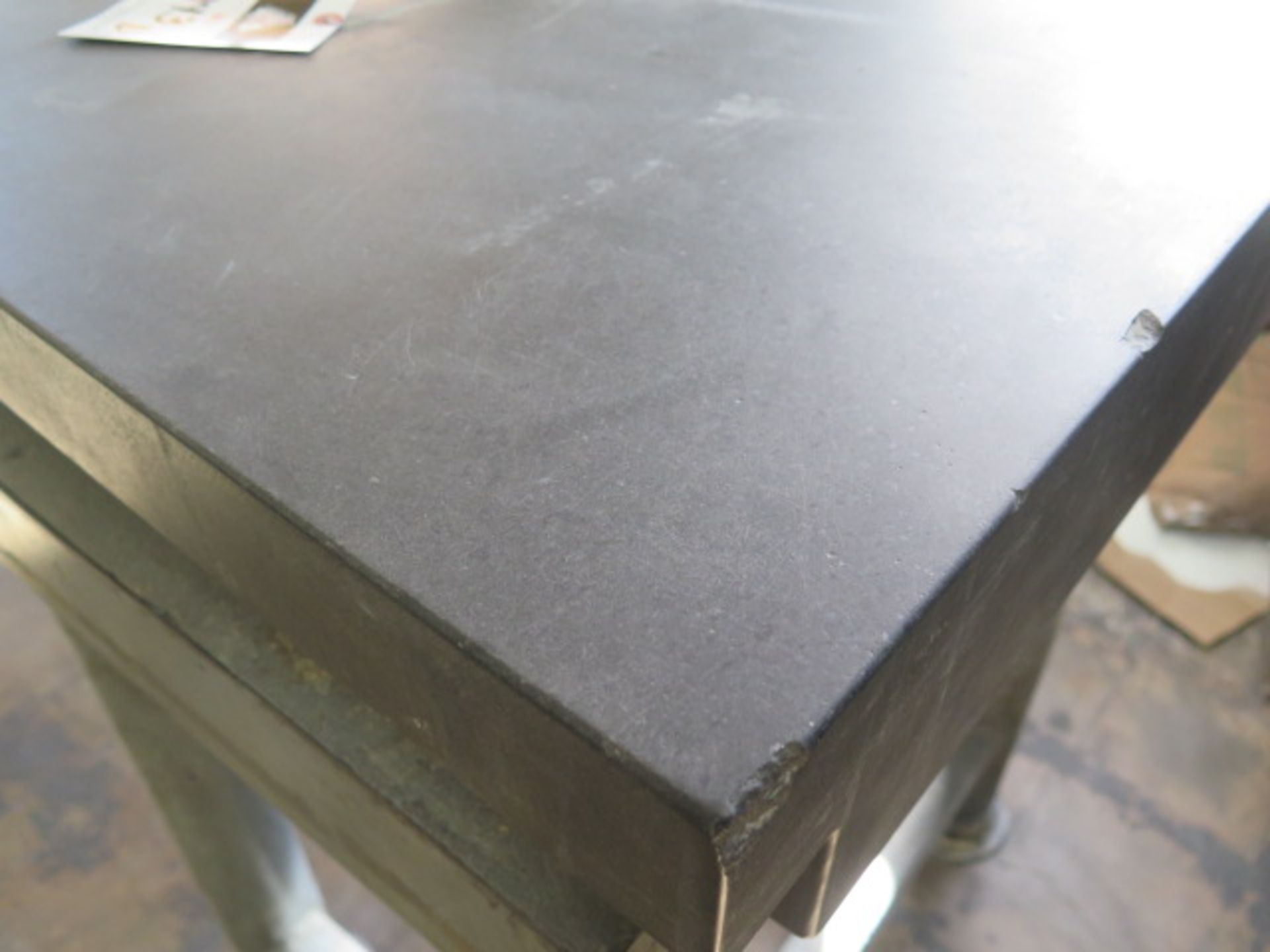 24" x 30" x 5" 2-Ledge Granite Surface Plate w/ Stand (SOLD AS-IS - NO WARRANTY) - Image 4 of 4