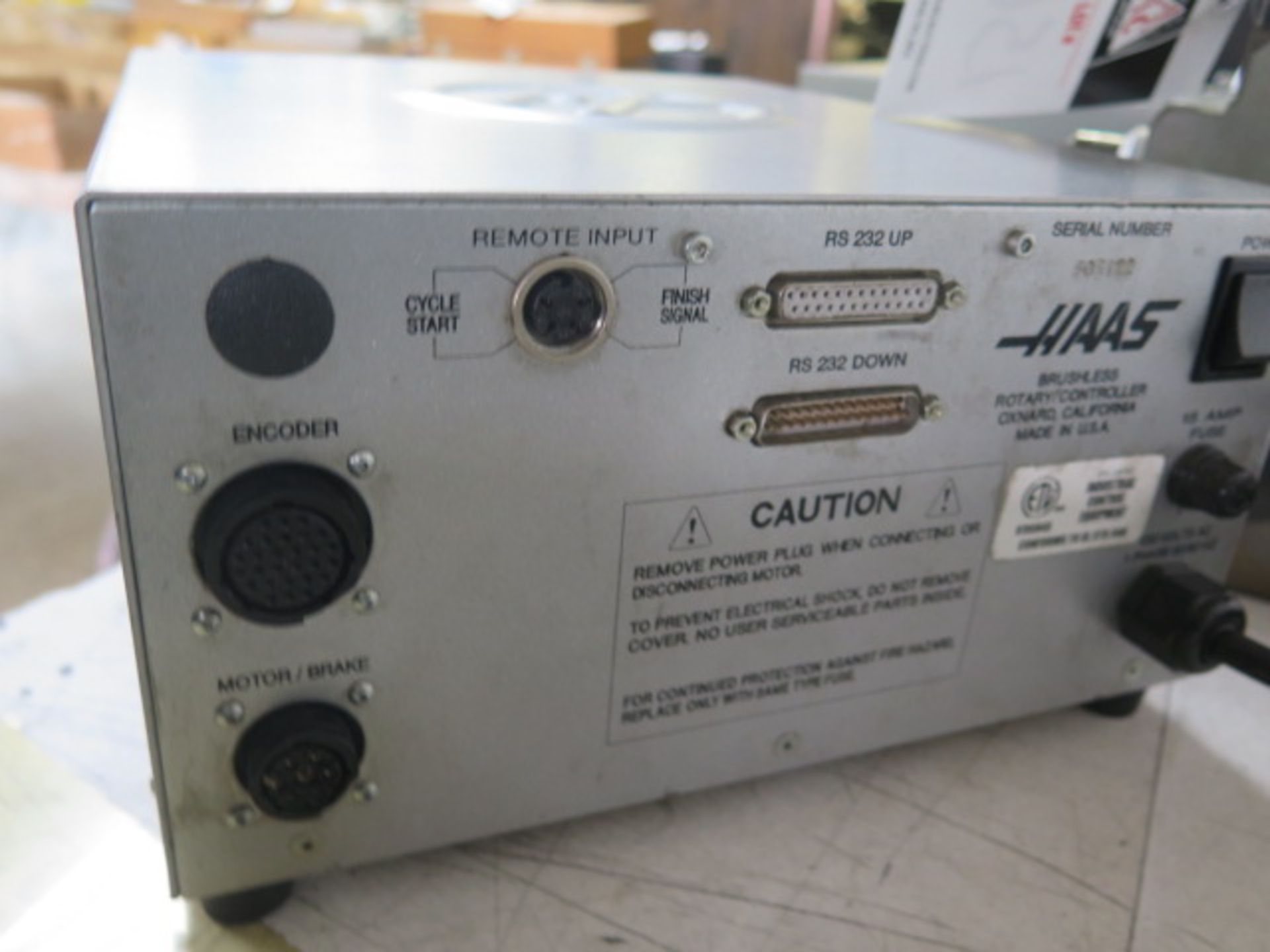 Haas 4th Axis 5C Rotary Head w/ Haas Servo Controller (SOLD AS-IS - NO WARRANTY) - Image 6 of 8