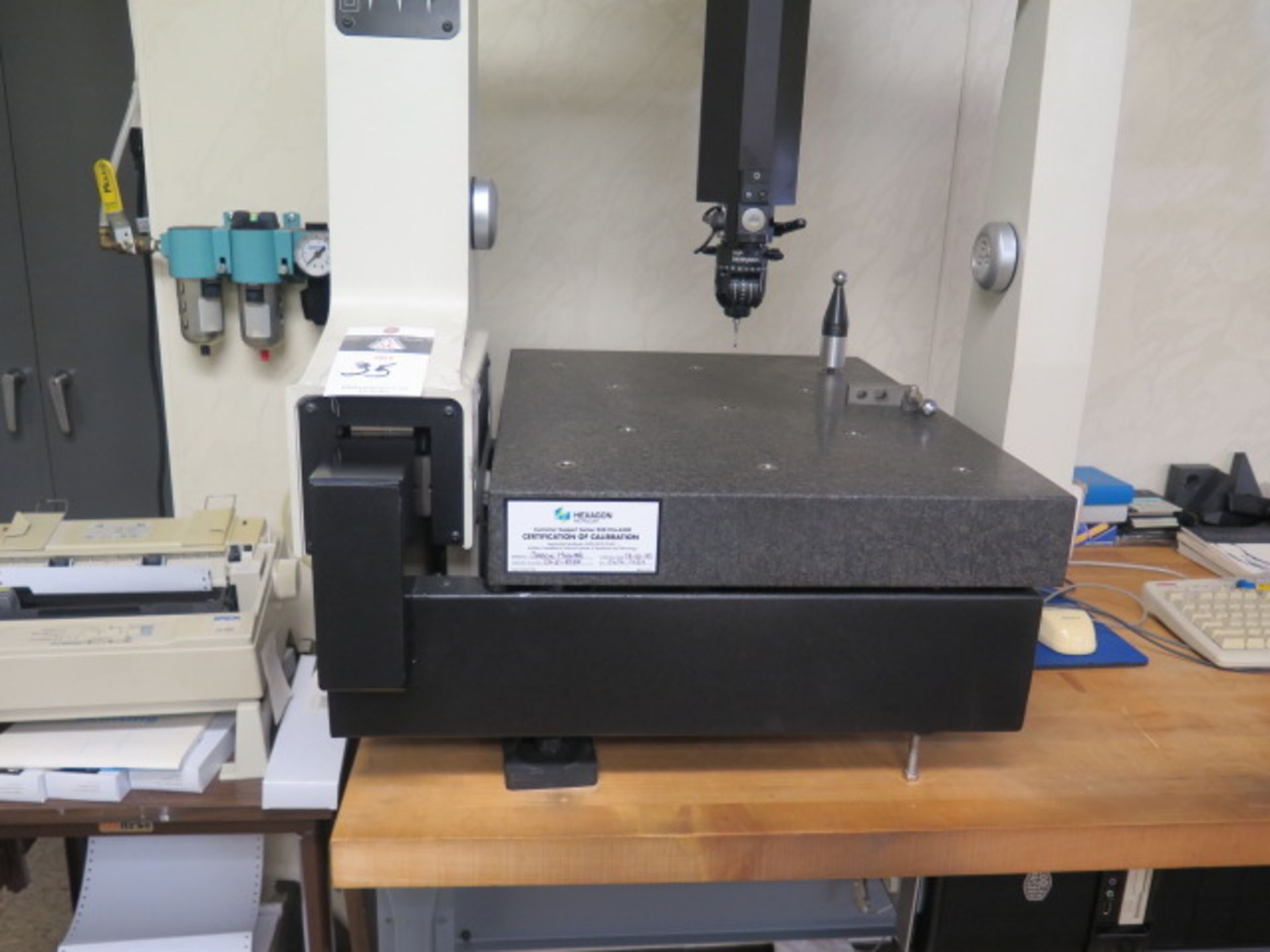 Brown & Sharpe MicroVal 363 CMM Machine s/n 0696-1424 w/ Renishaw MIP Probe Head, SOLD AS IS - Image 5 of 15