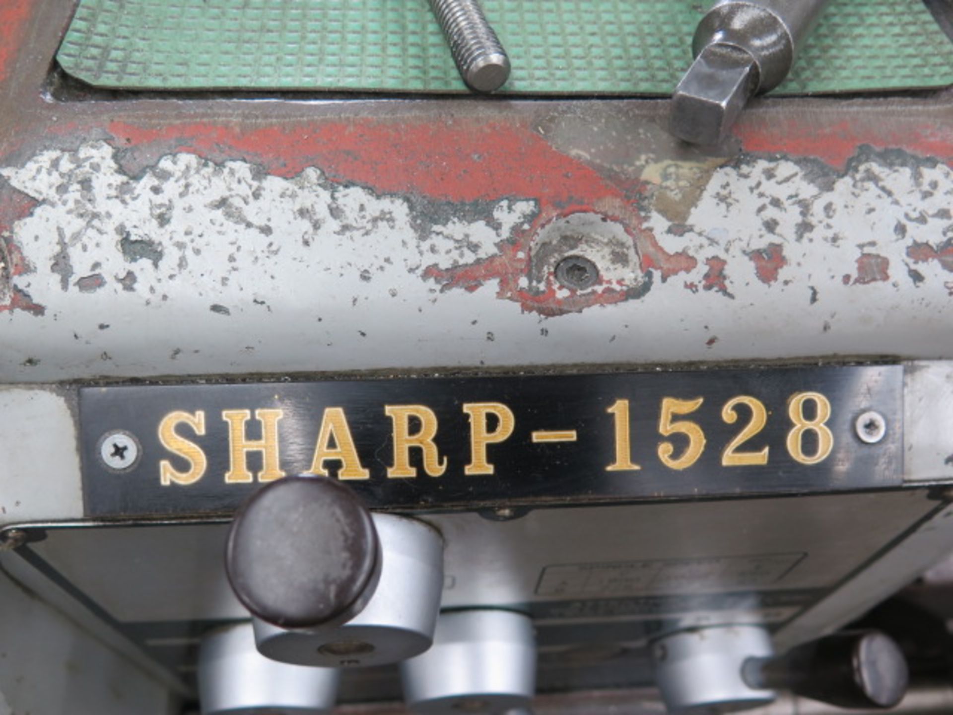 Sharp 1528 15” x 28” Geared Head Gap Bed Lathe s/n 922 w/ 83-1800 RPM, Inch/mm Threading, SOLD AS IS - Image 12 of 12