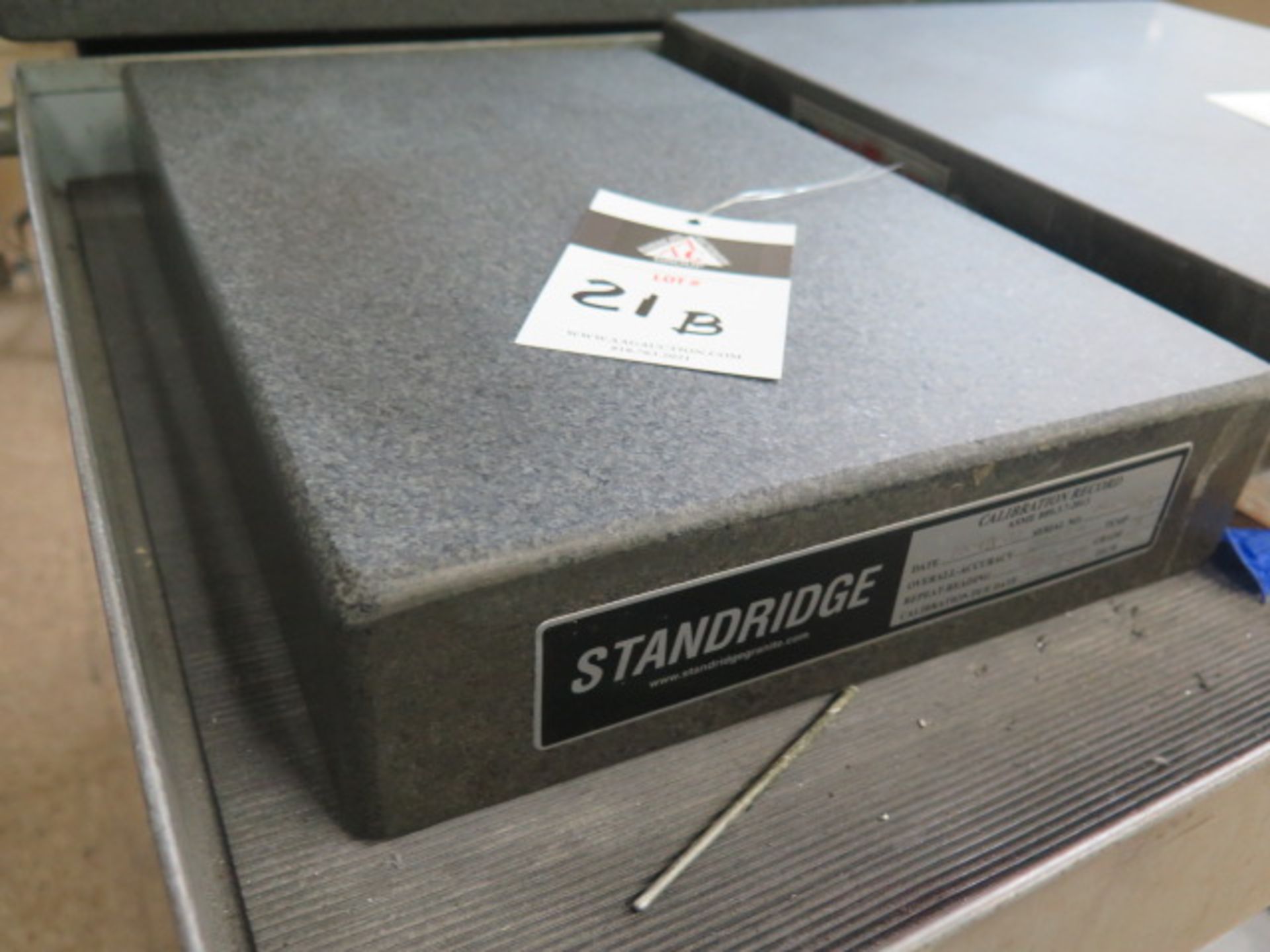 Standridge 12" x 18" x 3" Granite Surface Plate (SOLD AS-IS - NO WARRANTY) - Image 2 of 5