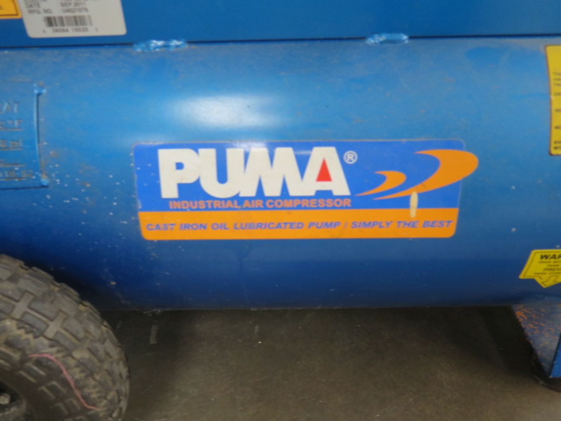 Puma 2Hp Portable Air Compressor w/ 2-Stage Pump, 20 Gallon Tank (SOLD AS-IS - NO WARRANTY) - Image 5 of 7
