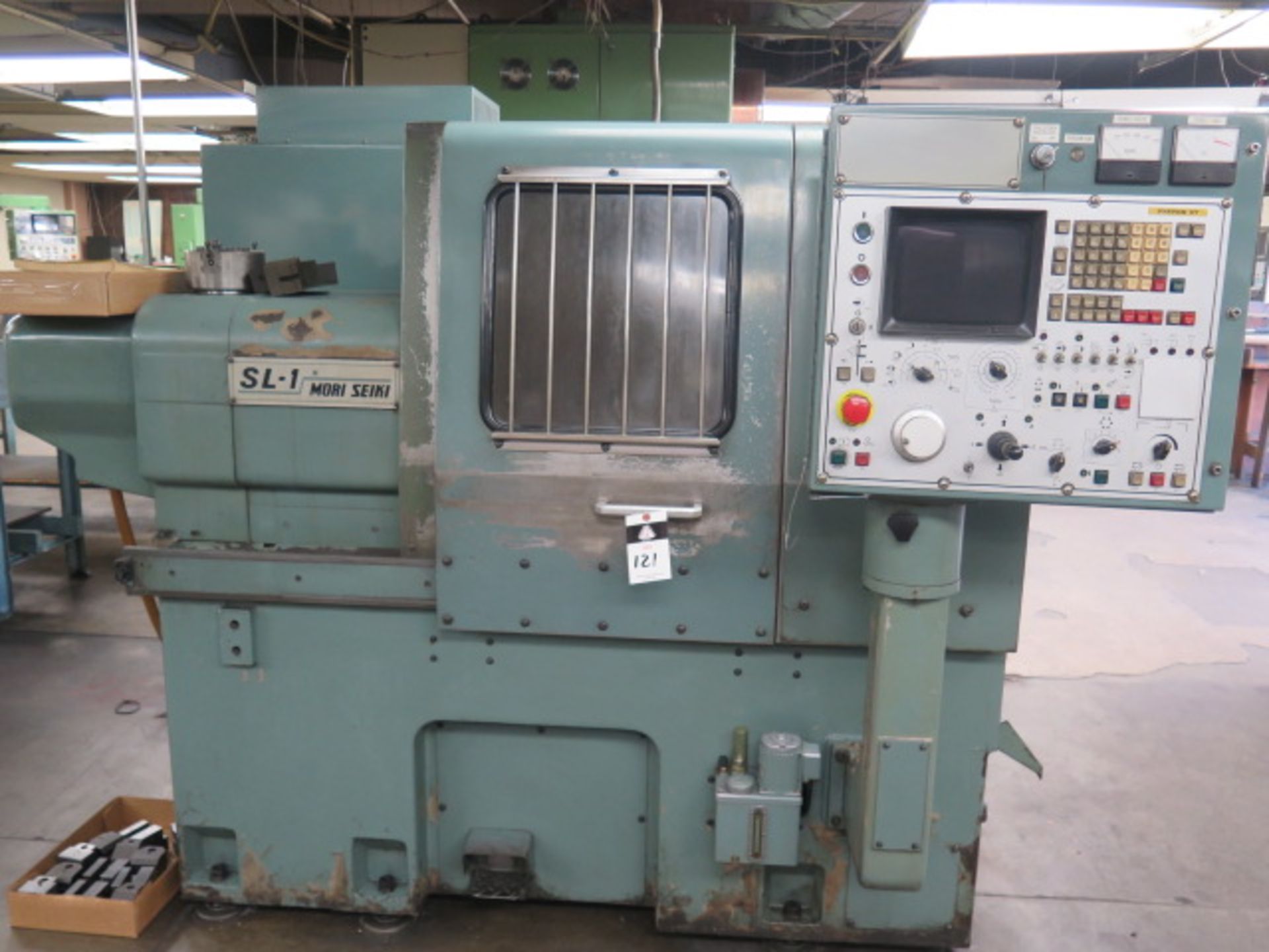 Mori Seiki SL-1H CNC Turning Center s/n 1168 w/ Fanuc 6T Controls, 8-Station Turret, SOLD AS IS
