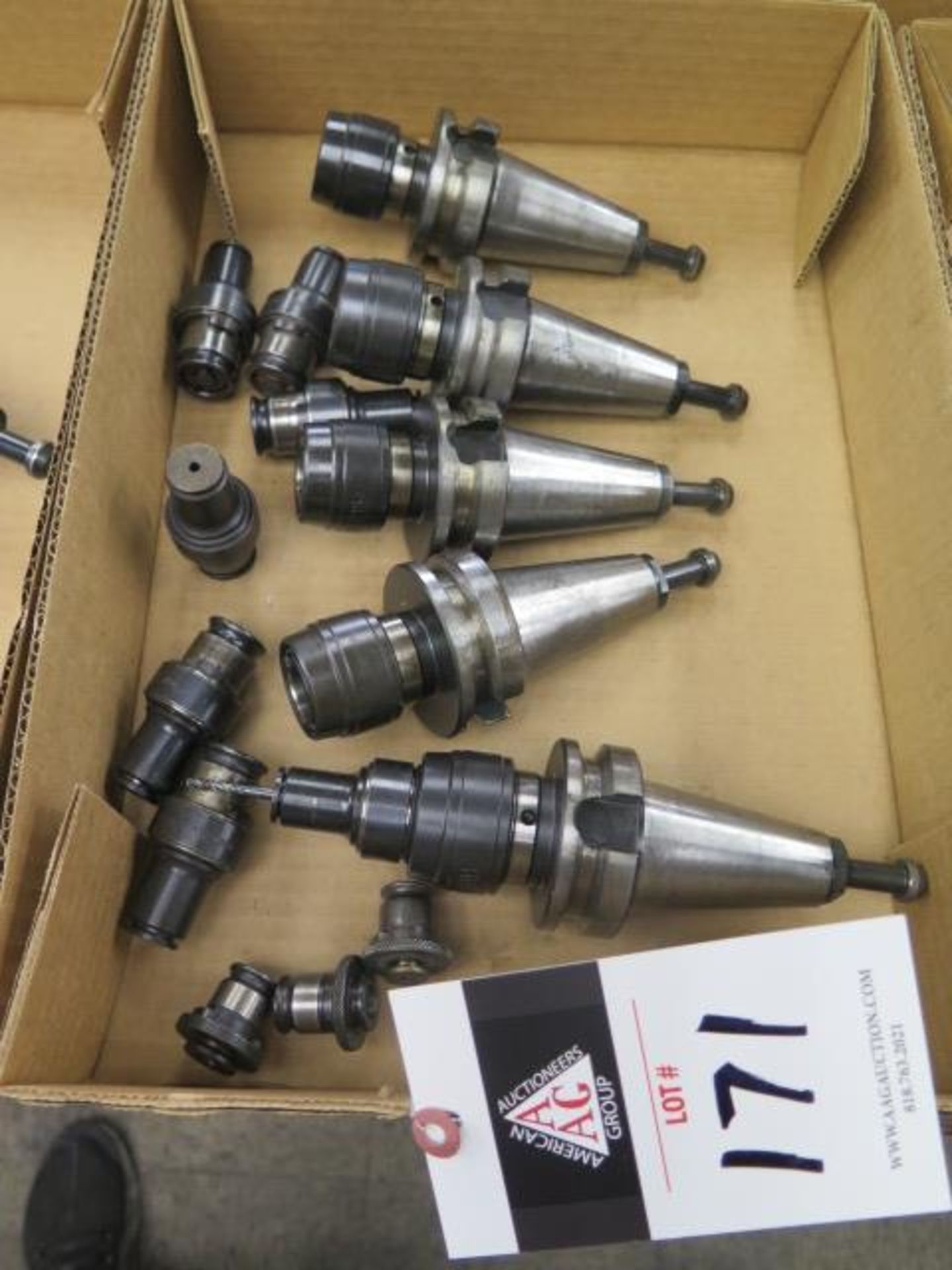 BT-40 Taper Tapping Heads (5) w/ Tap Holders (SOLD AS-IS - NO WARRANTY)