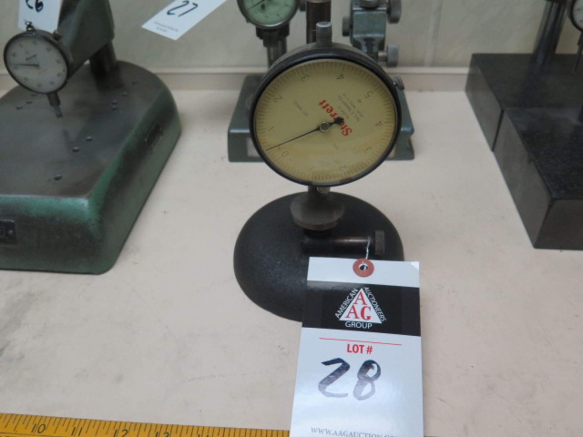 Starrett Indicator Stand w/ Dial Indicator (SOLD AS-IS - NO WARRANTY)