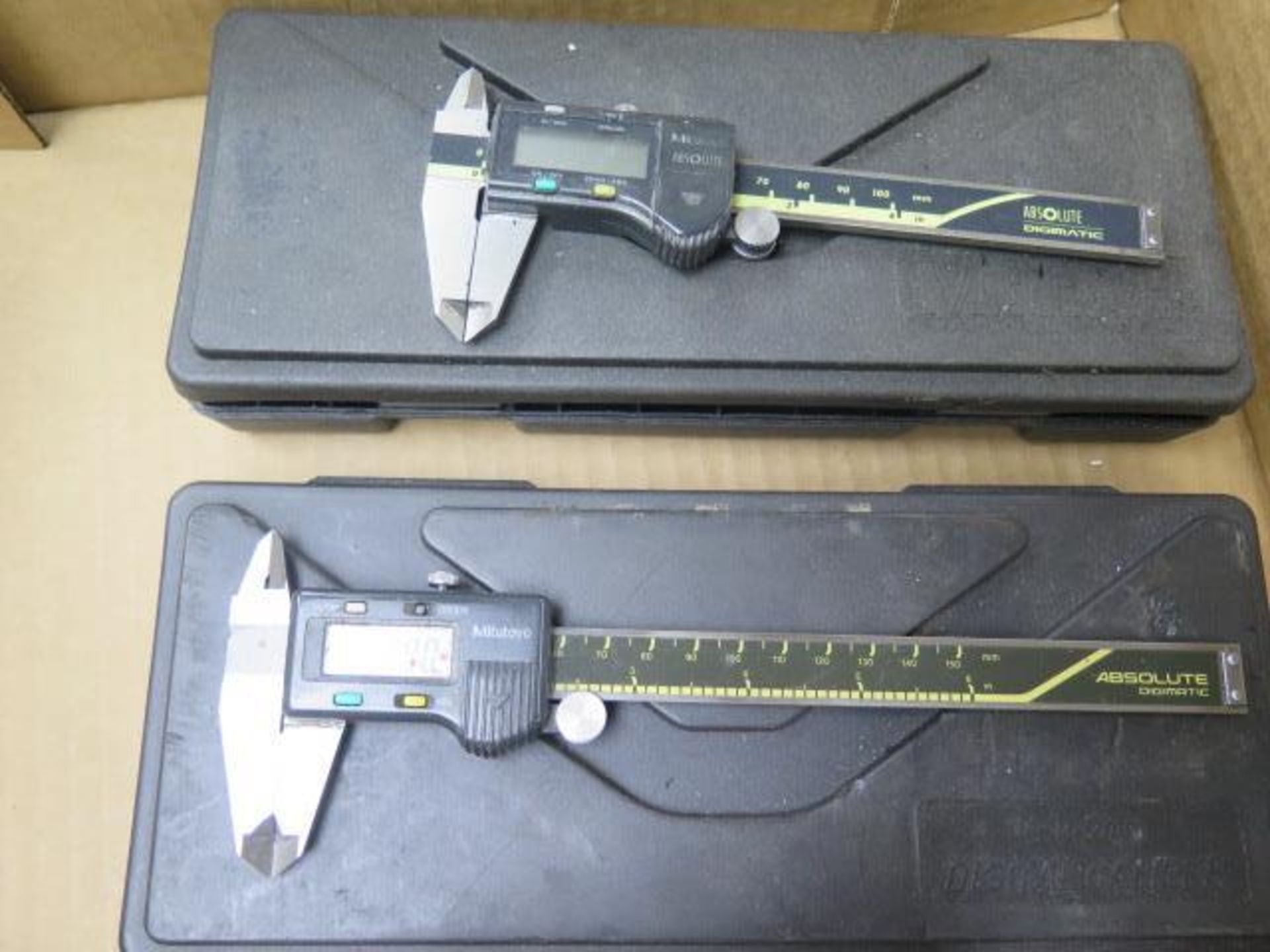 Mitutoyo 6" and 4" Digital Calipers (4) (SOLD AS-IS - NO WARRANTY) - Image 2 of 4