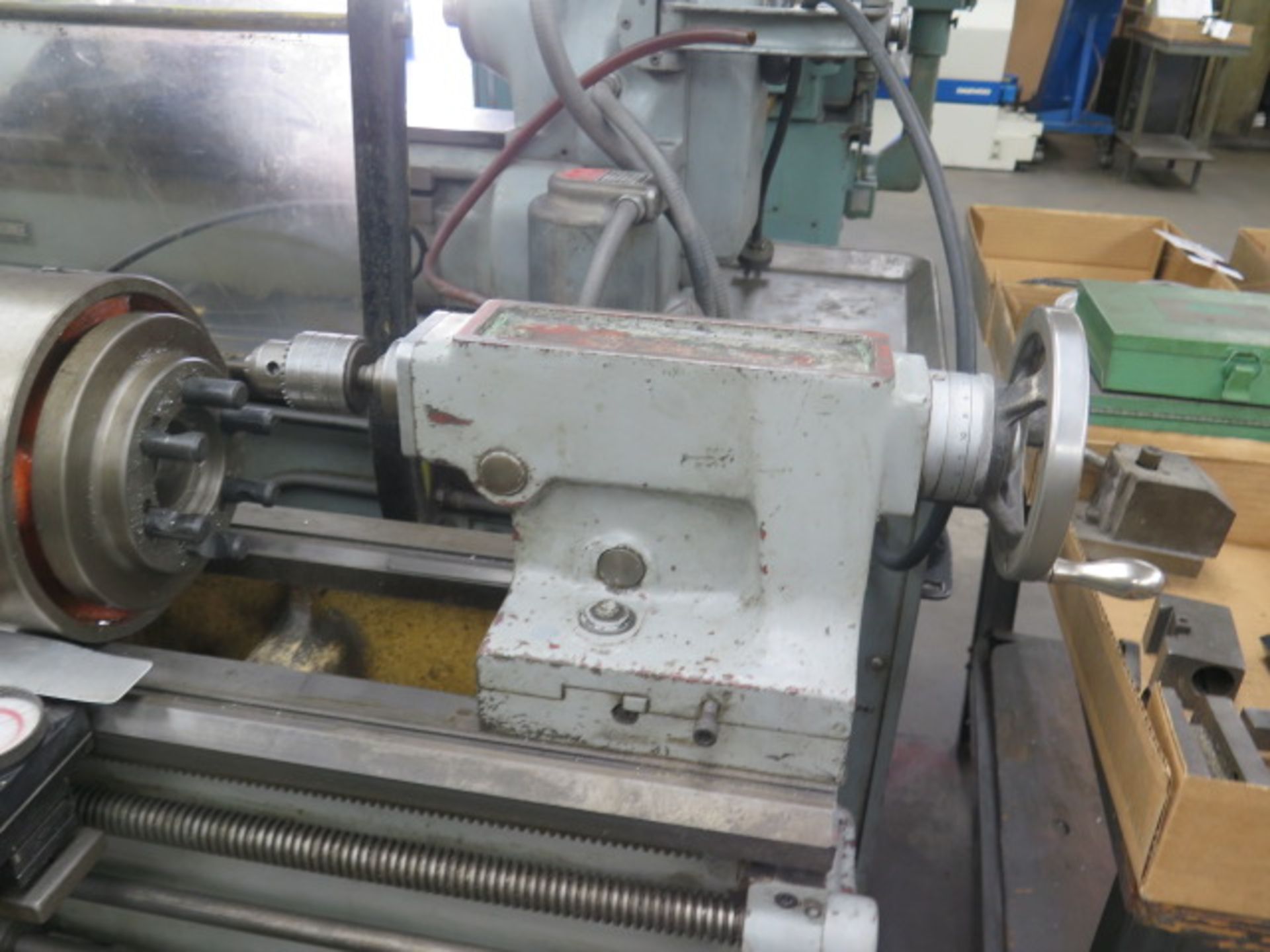 Sharp 1528 15” x 28” Geared Head Gap Bed Lathe s/n 922 w/ 83-1800 RPM, Inch/mm Threading, SOLD AS IS - Image 9 of 12