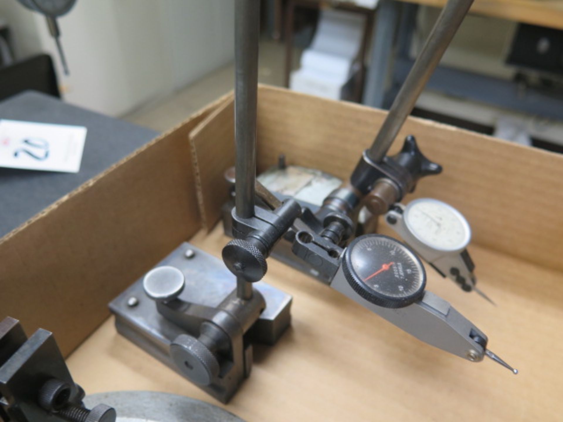 Indicator Stands (3) w/ Dial Test Indicators and Micrometer Stands (2) (SOLD AS-IS - NO WARRANTY) - Image 3 of 4