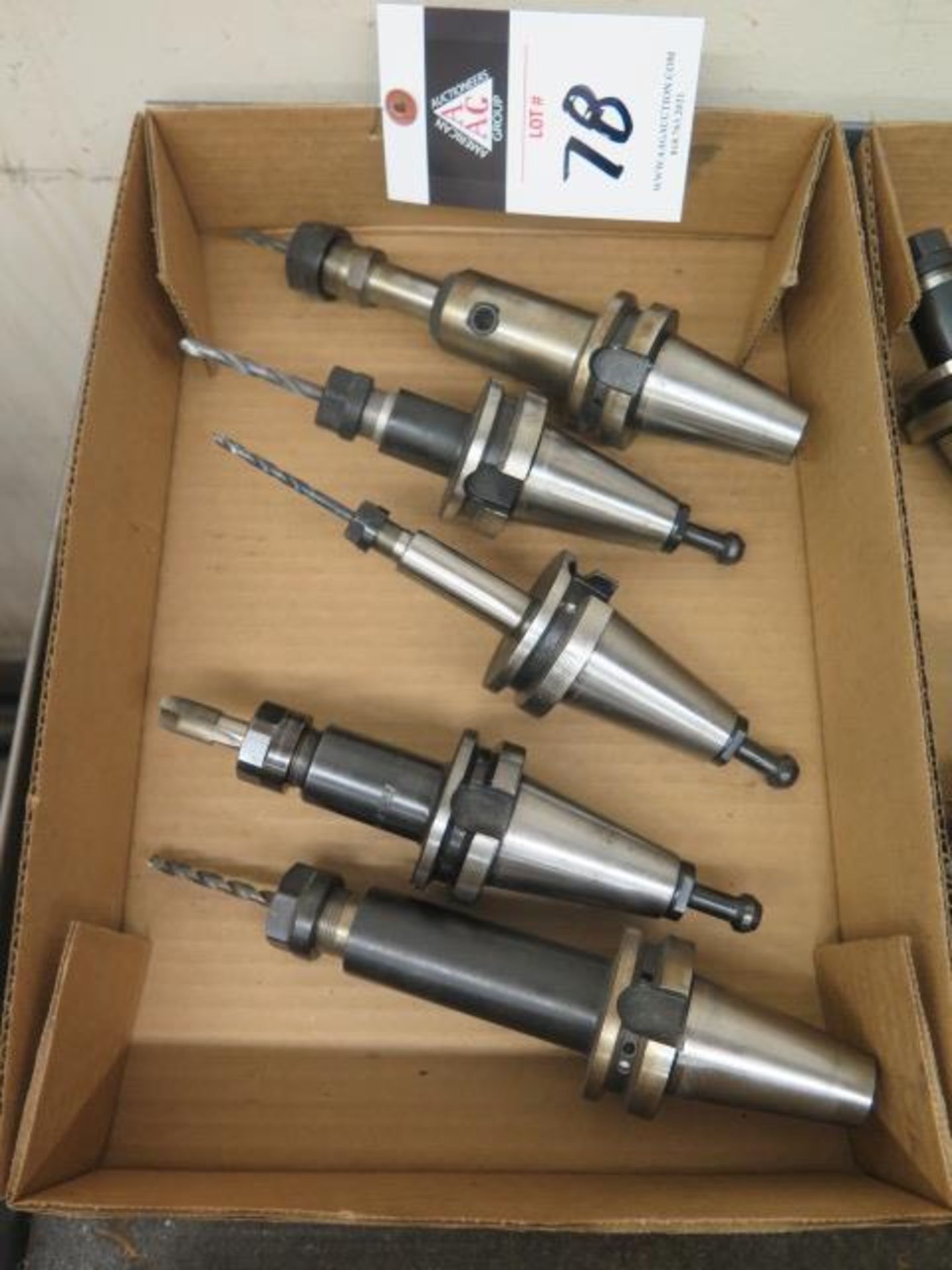 BT-40 Taper Collet Chucks (5) (SOLD AS-IS - NO WARRANTY)