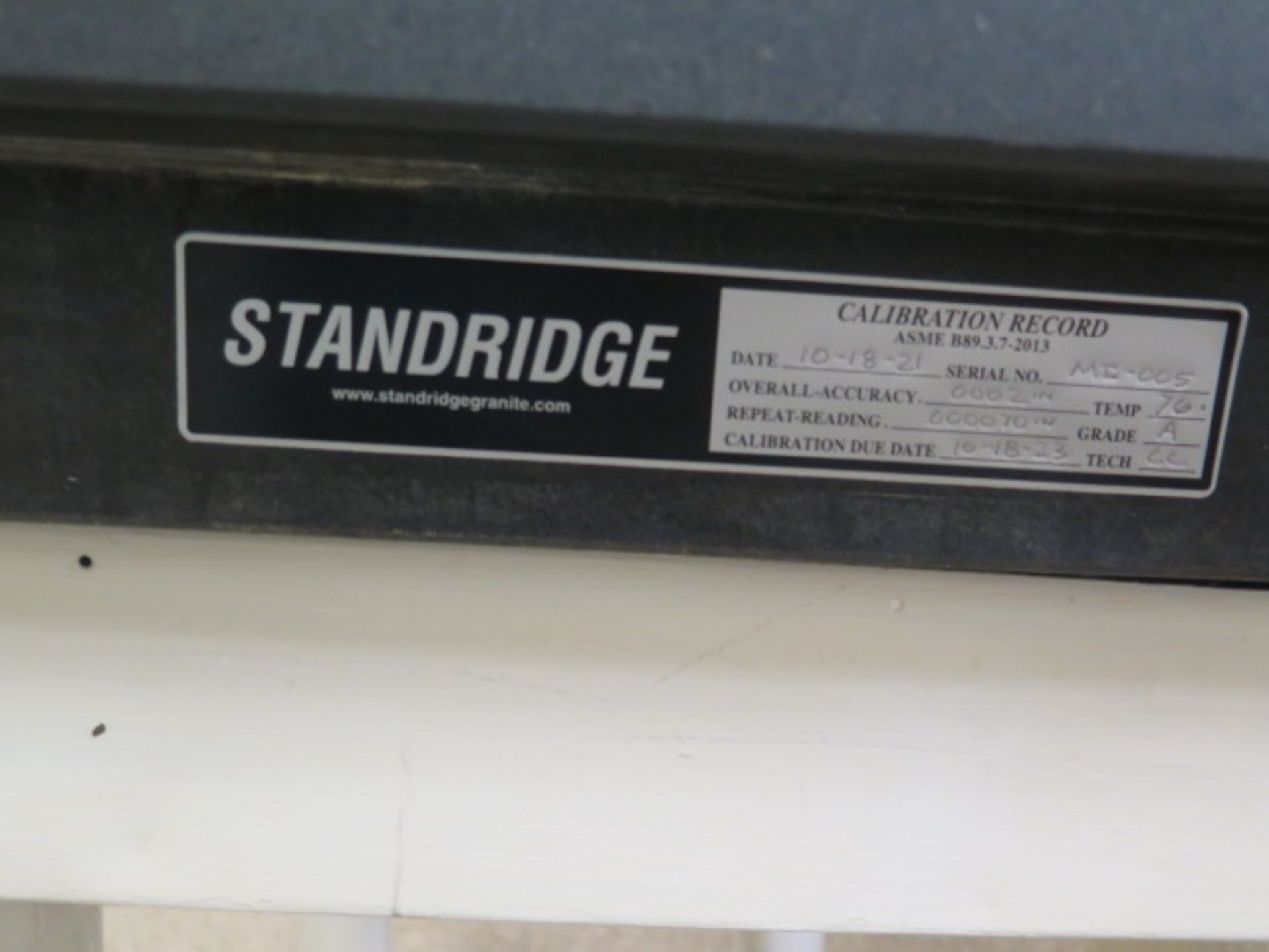 Standridge 24” x 36” x 6” 4-Ledge Granite Surface Plate w/ Stand (SOLD AS-IS - NO WARRANTY) - Image 5 of 5