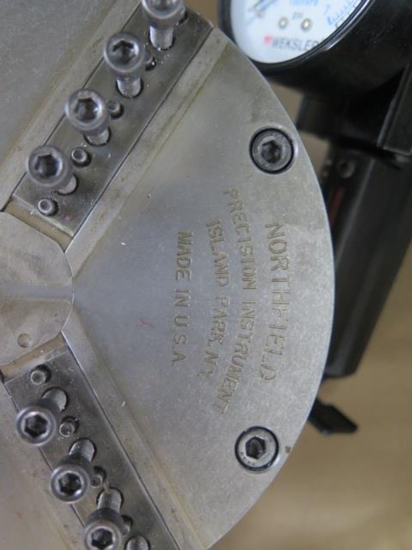 Northfield Pneumatic 6" 3-Jaw Chuck w/ Pneumatic Controls (SOLD AS-IS - NO WARRANTY) - Image 8 of 8