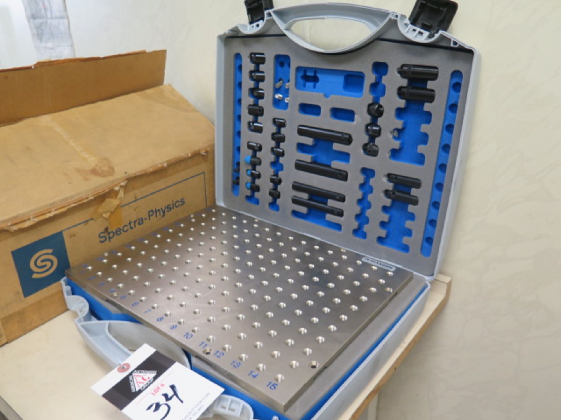 Hexagom Metrology "Swift-Fit" 11 3/4" x 15 3/4" Tapped-Hole Fixt Plate w/ Accessory Kit, SOLD AS IS - Image 2 of 6