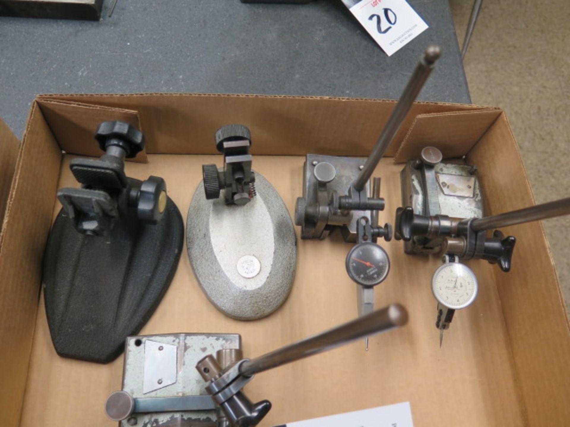 Indicator Stands (3) w/ Dial Test Indicators and Micrometer Stands (2) (SOLD AS-IS - NO WARRANTY) - Image 2 of 4