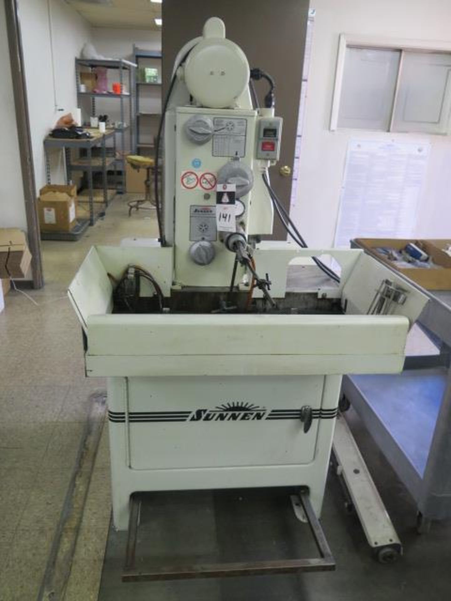 Sunnen MBB-1660-K Precision Honing Machine s/n 3FI-96860 w/ Squaring Attach and Tooling, SOLD AS IS